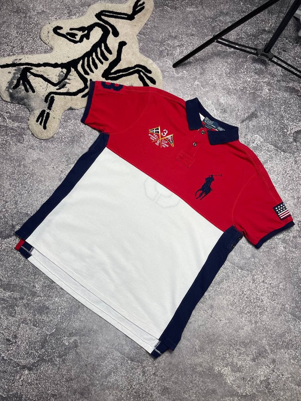 Vintage polo Ralph Lauren United States rare tee