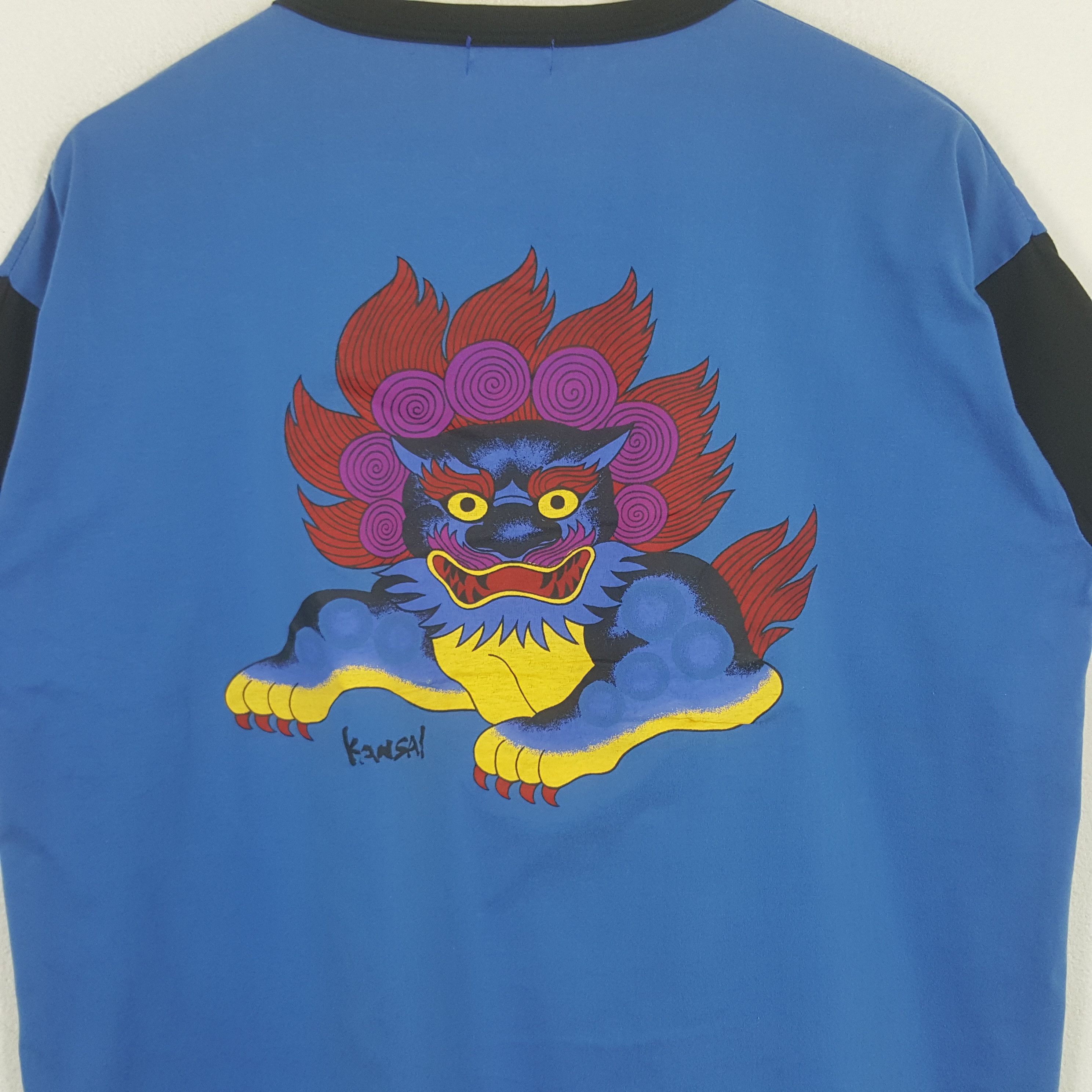 Kansai Yamamoto Vintage Kansai Yamamoto Kansai Friend Art Tshirt RR16 Size US L / EU 52-54 / 3 - 4 Thumbnail