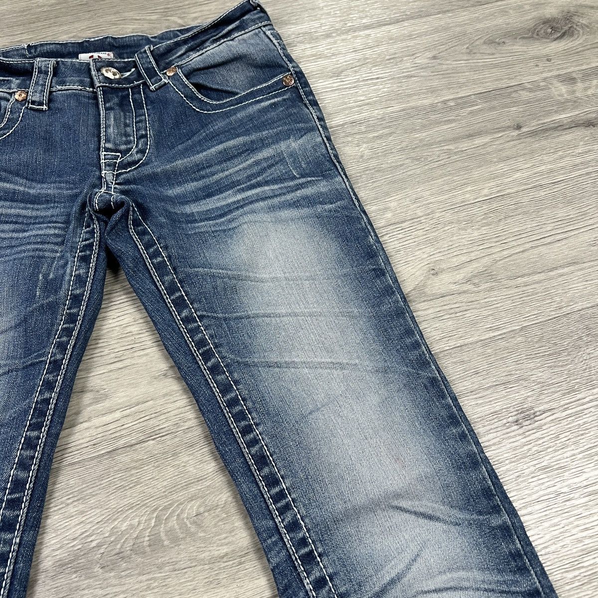 True Religion True Religion Made In USA Blue Denim Skinny Jeans Vtg Size 27" / US 4 / IT 40 - 4 Thumbnail