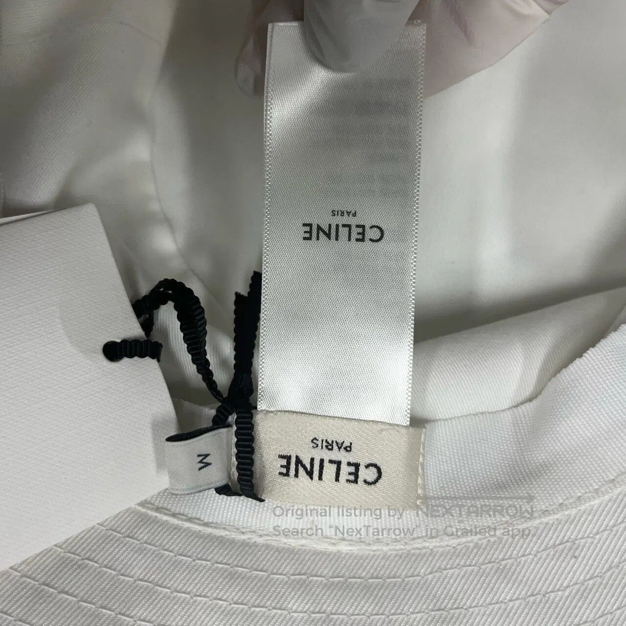 Celine CELINE sizeL Leisure logo-printed cotton fisherman's hat| Size ONE SIZE - 3 Thumbnail