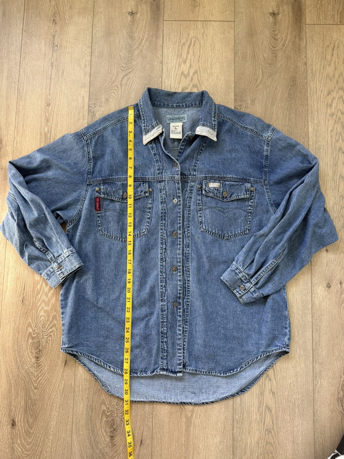 UNIONBAY × Vintage Vintage Union Bay Denim Button Up Shirt Size US L / EU 52-54 / 3 - 5 Thumbnail