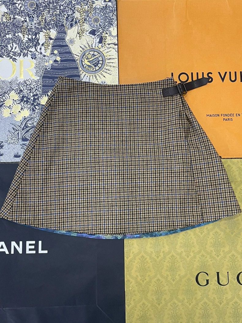 Loewe LOEWE Miyazaki anime plaid skirt, Size 24" / US 00 / IT 34 - 1 Thumbnail