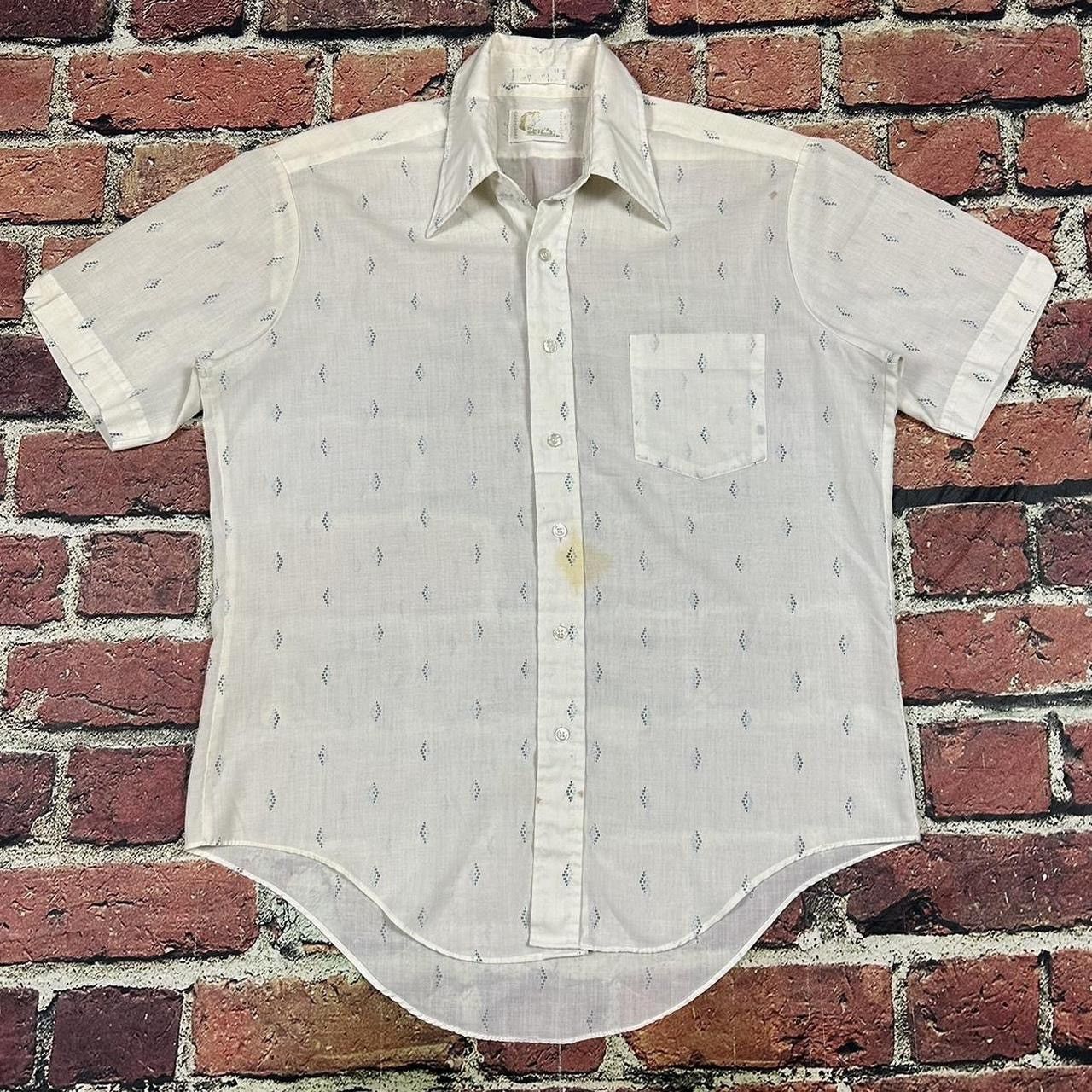 Vintage Vintage Cavalier Button Up Shirt AOP 60s Point Collar Size US L / EU 52-54 / 3 - 1 Thumbnail