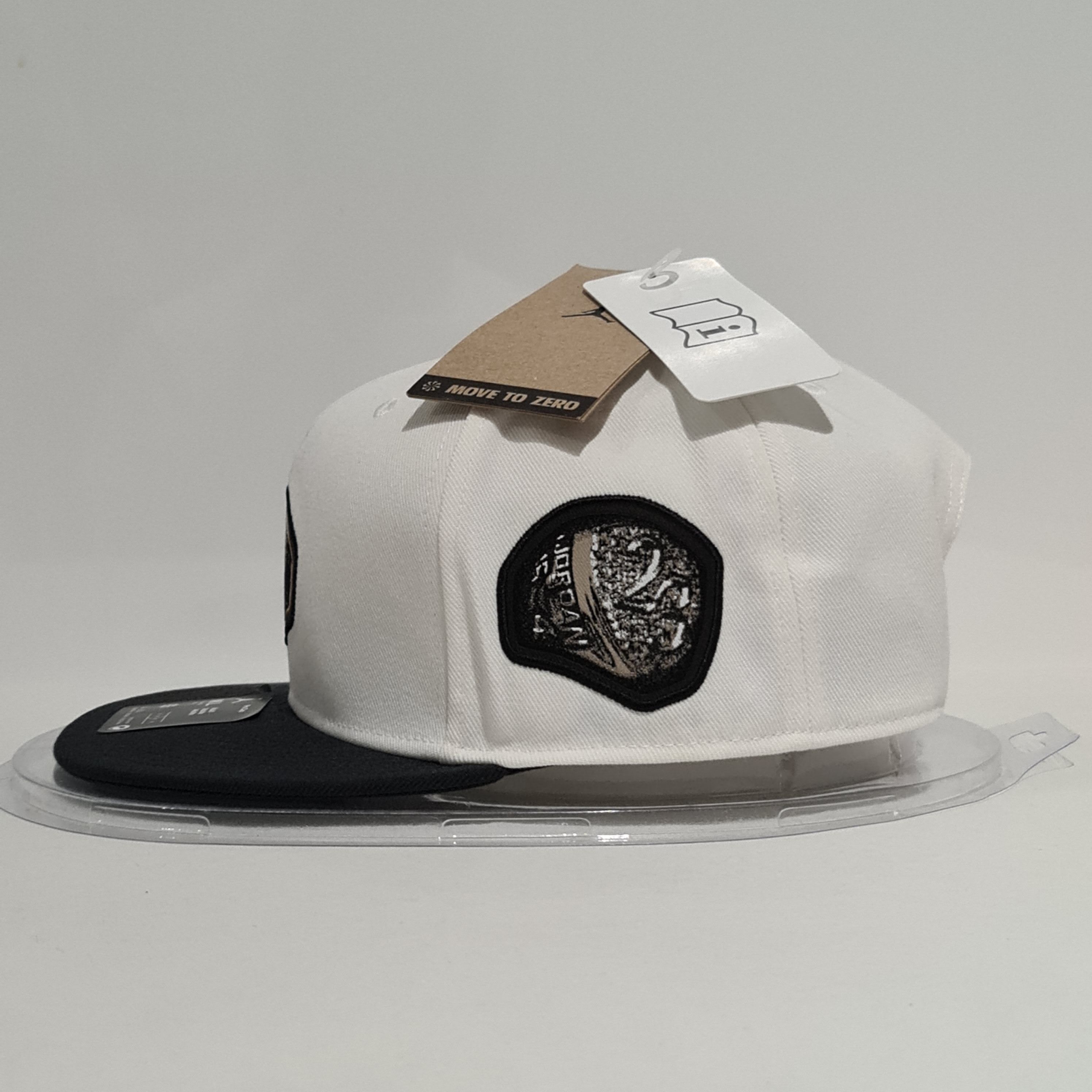 Jordan Brand Jordan Cap Snapback 'Flight MVP Champ Rings' White/Black Size ONE SIZE - 3 Thumbnail