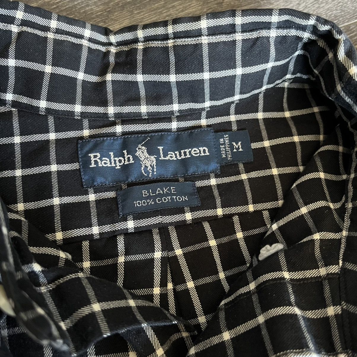 Polo Ralph Lauren × Ralph Lauren × Vintage Vintage 1990s Polo Ralph Lauren Blake Plaid Button Up Shirt Size US M / EU 48-50 / 2 - 6 Thumbnail