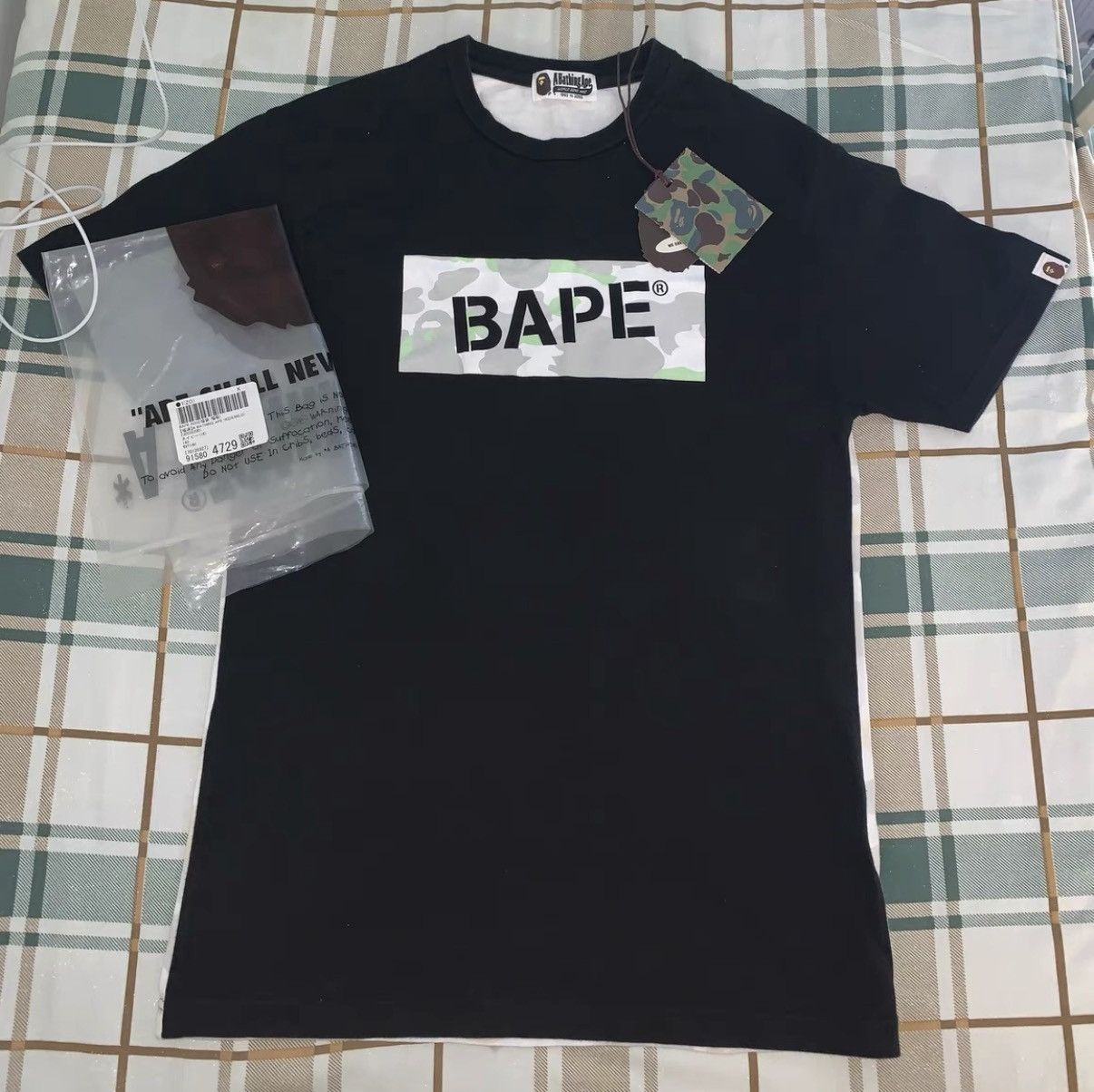 Bape BAPE OG Nigo era black short-sleeve T-shirt Size US M / EU 48-50 / 2 - 1 Thumbnail