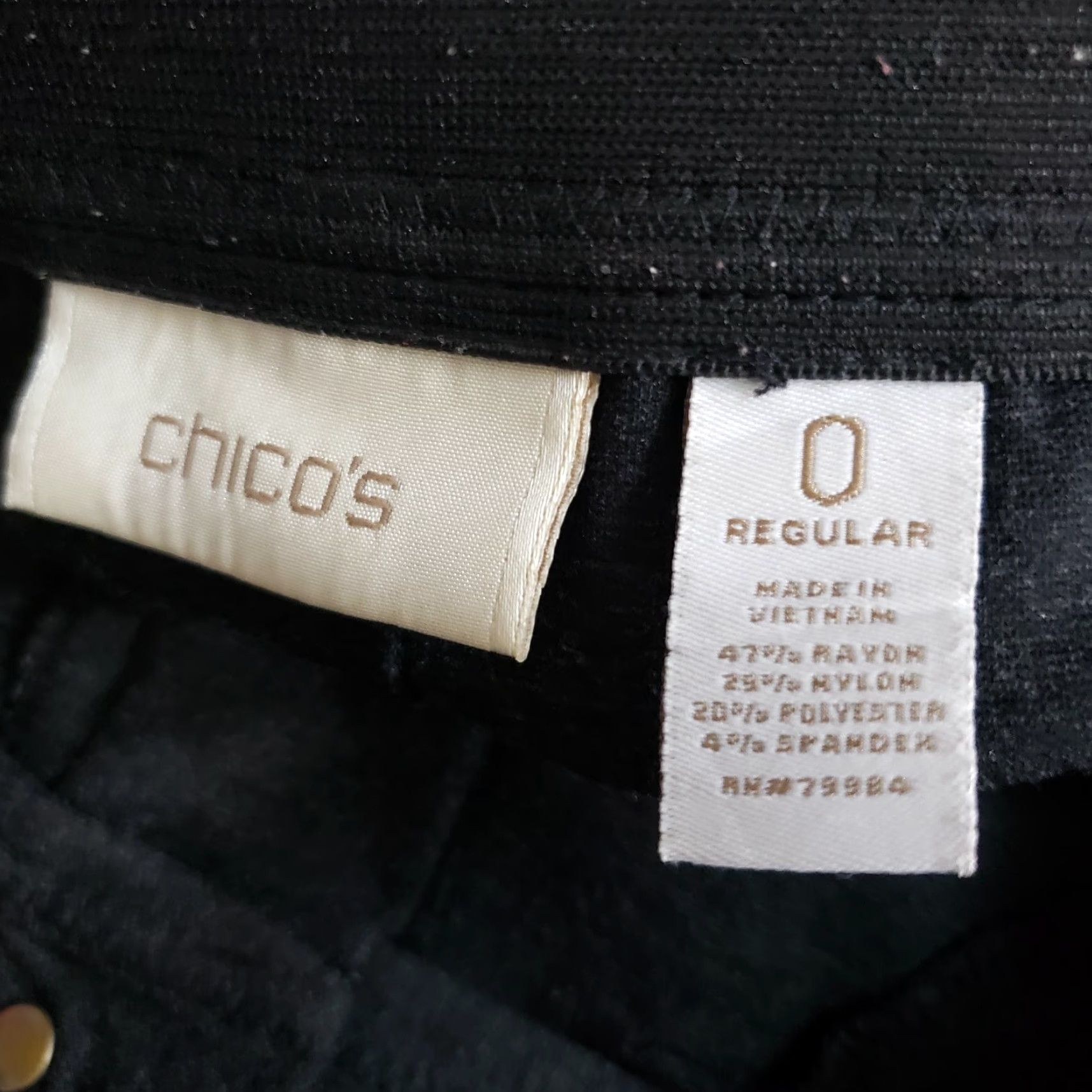 Vintage Chico's Womens Ponte Knit Skinny Pants Sz 4 Gray Mid Rise Rayon Blend Dress Pants Jeans Trousers Skinny N/A Womens Size 27" / US 4 / IT 40 - 6 Thumbnail