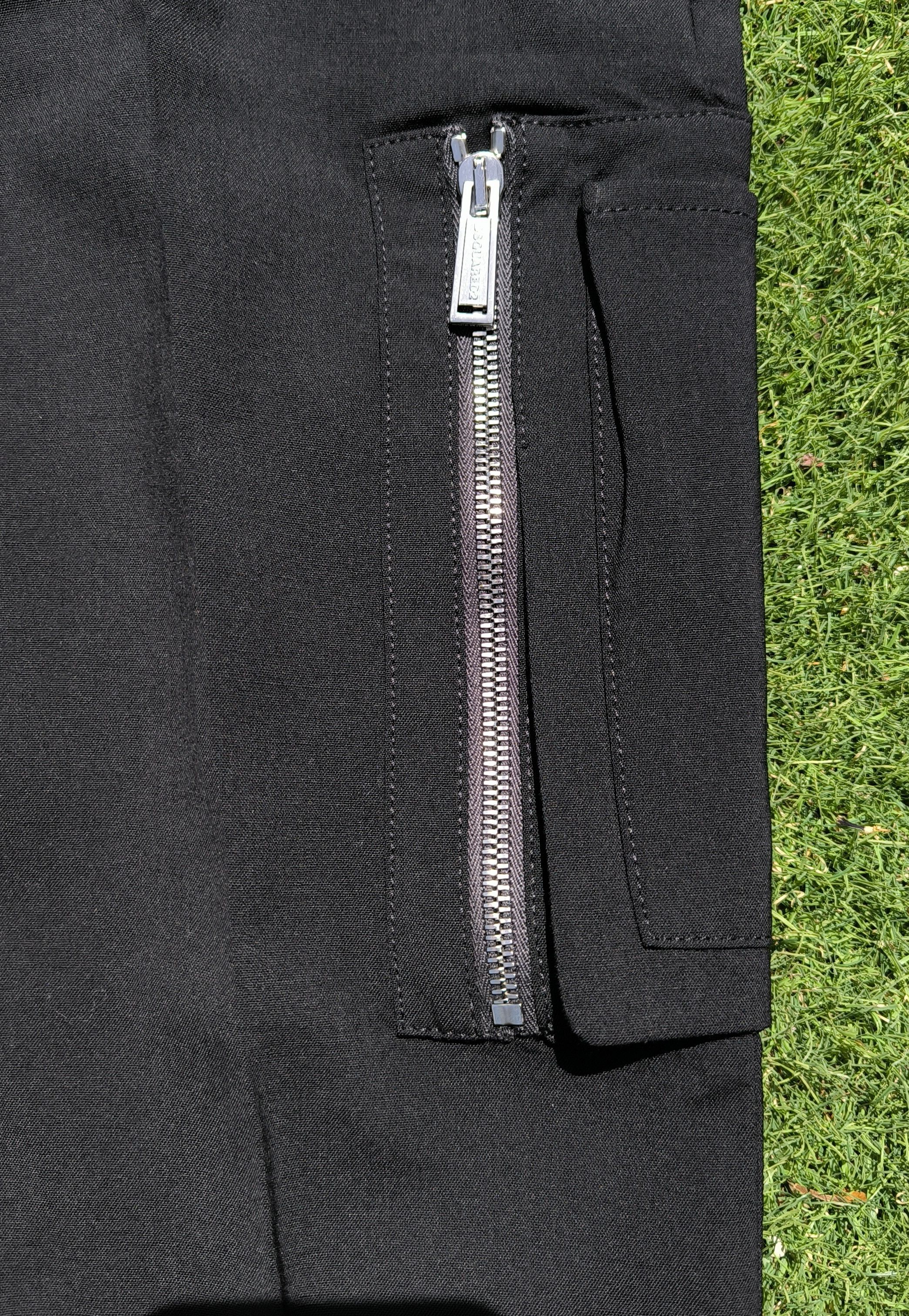 Dsquared2 Dsquared2 Virgin Wool Zip-Cargo Trousers (SS23) Size US 36 / EU 52 - 2 Thumbnail