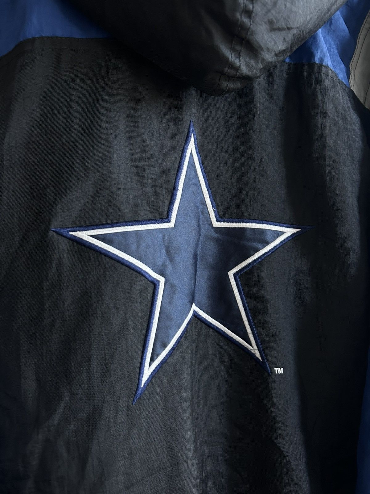 Starter Vintage 90s Cowboys Starter Pro Line Anorak Jacket Size US XL / EU 56 / 4 - 7 Thumbnail