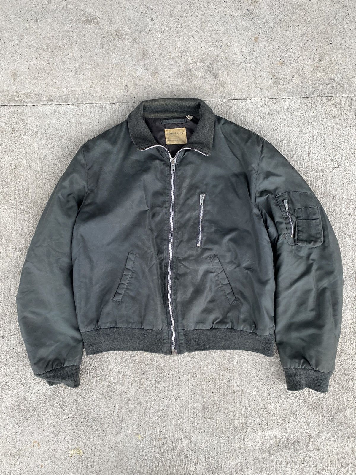 Helmut Lang Helmut Lang A/W 1998 MA-1 Bomber Jacket | Grailed