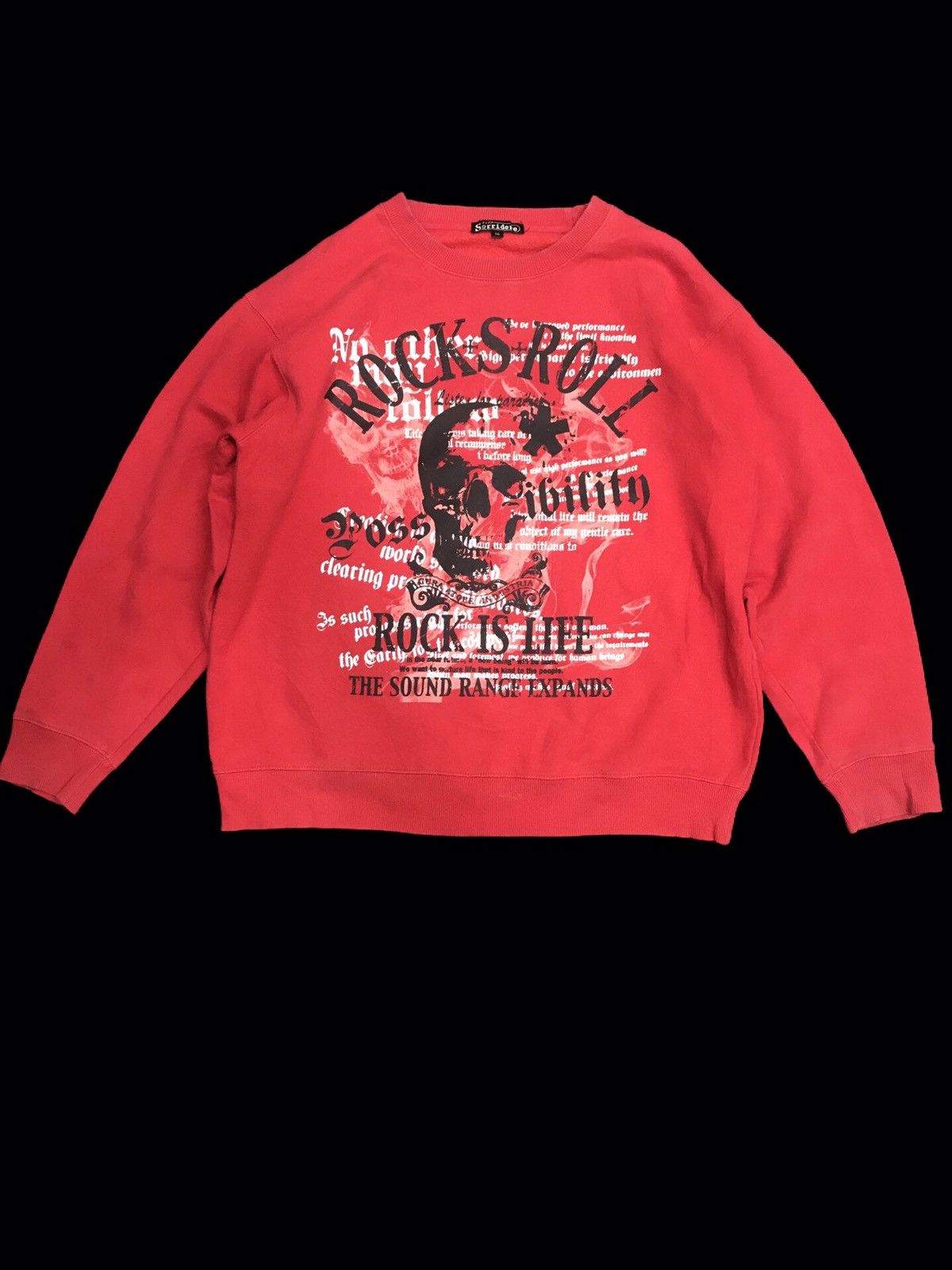 Japanese Brand × Seditionaries 💥PUNK💥Sorridere Skull Punk Style Sweatshirt F438 Size US XL / EU 56 / 4 - 1 Thumbnail