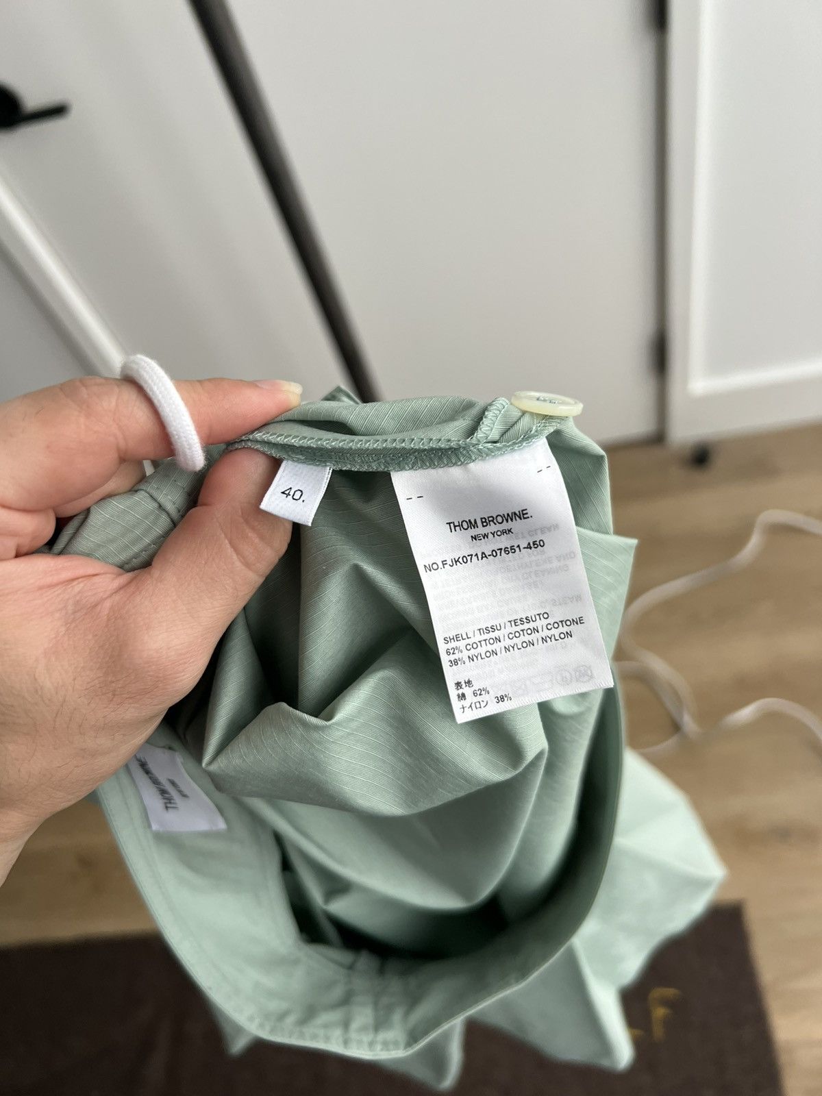 Thom Browne Teal Ripstop Pleated Skirt Size 27" / US 4 / IT 40 - 7 Thumbnail