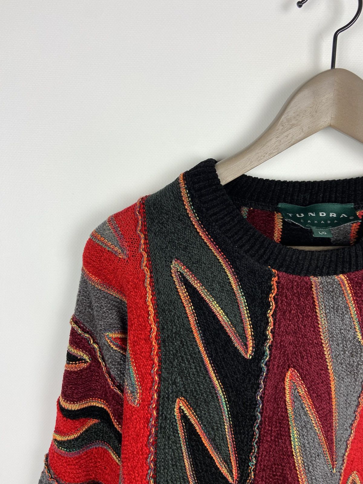 Tundra Vintage Tundra Coogi Style Men’s Knit 3D Textured Sweater Size US L / EU 52-54 / 3 - 4 Thumbnail