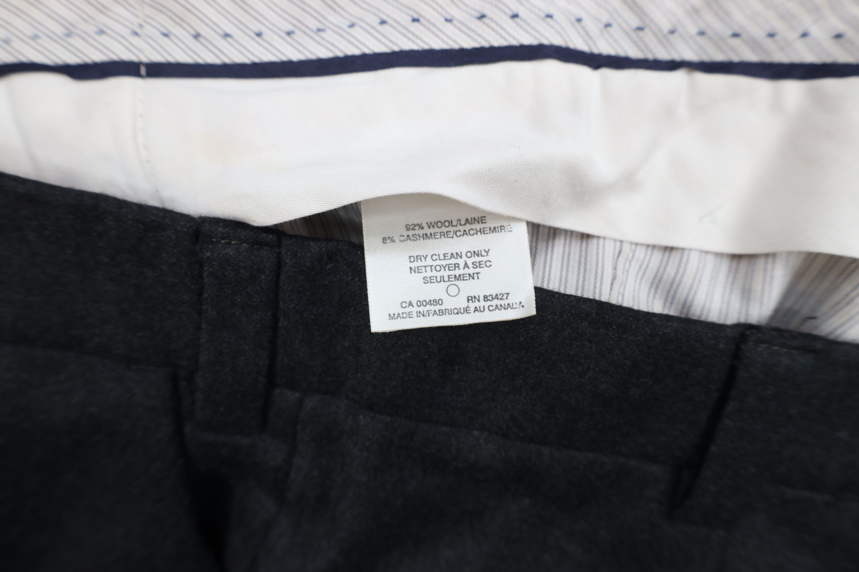 Vintage Ballin Classic Blend Wide Leg Chino Pants Charcoal Gray Size US 40 / EU 56 - 8 Thumbnail