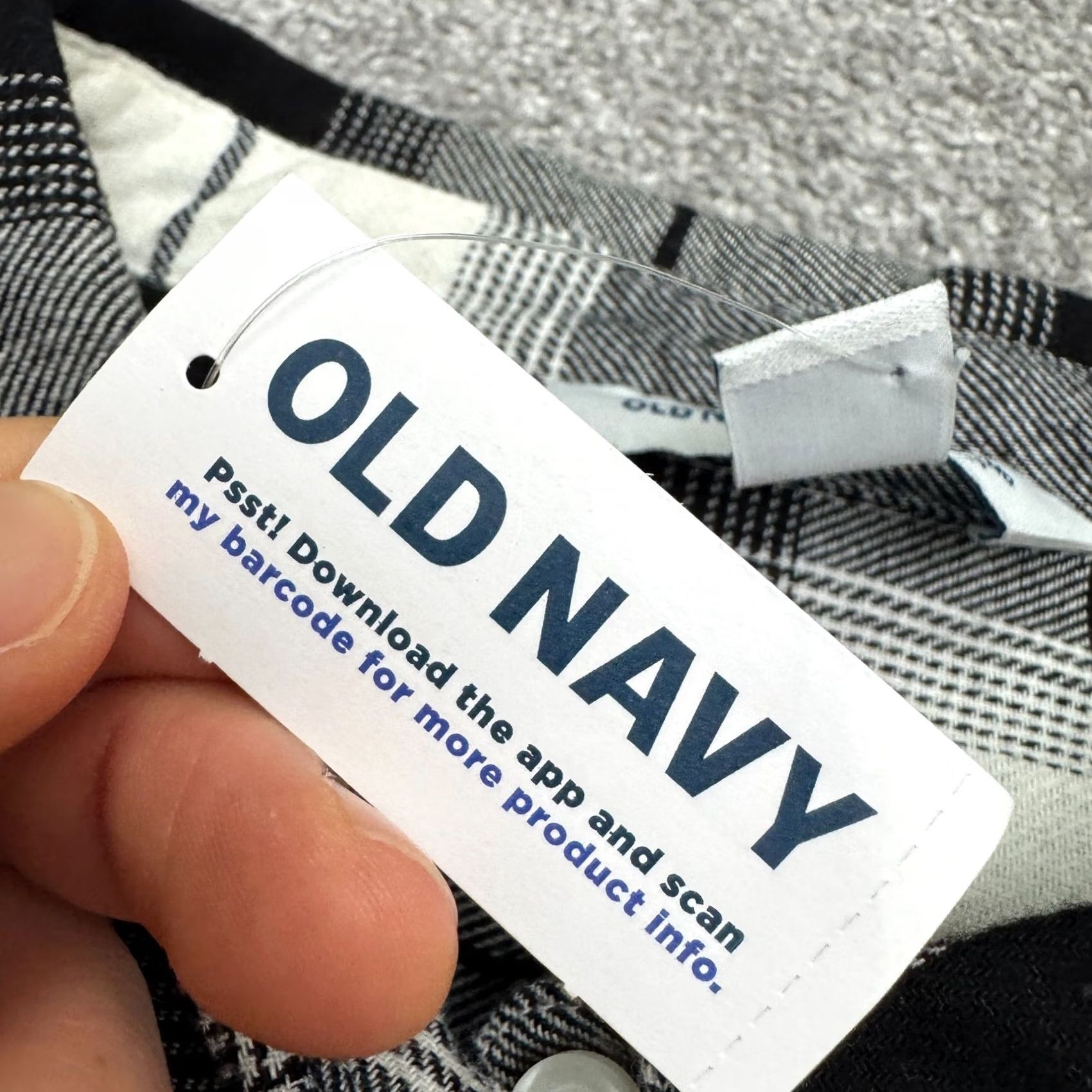 Old Navy VINTAGE Old Navy Shirt Plaid 2XL Black White Buffalo Button-Up Womens Plus Boyfriend Flannel Short Description Size XXL / US 16-18 / IT 52-54 - 7 Thumbnail