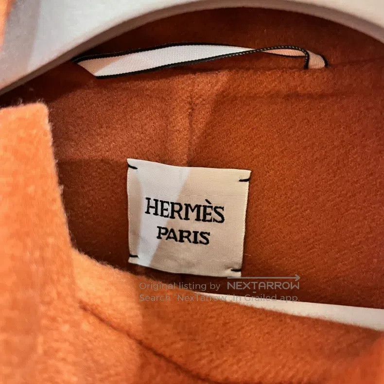 Hermes Hermes Cashmere Woolen Coat Size XXS / US 00 / IT 34 - 4 Thumbnail