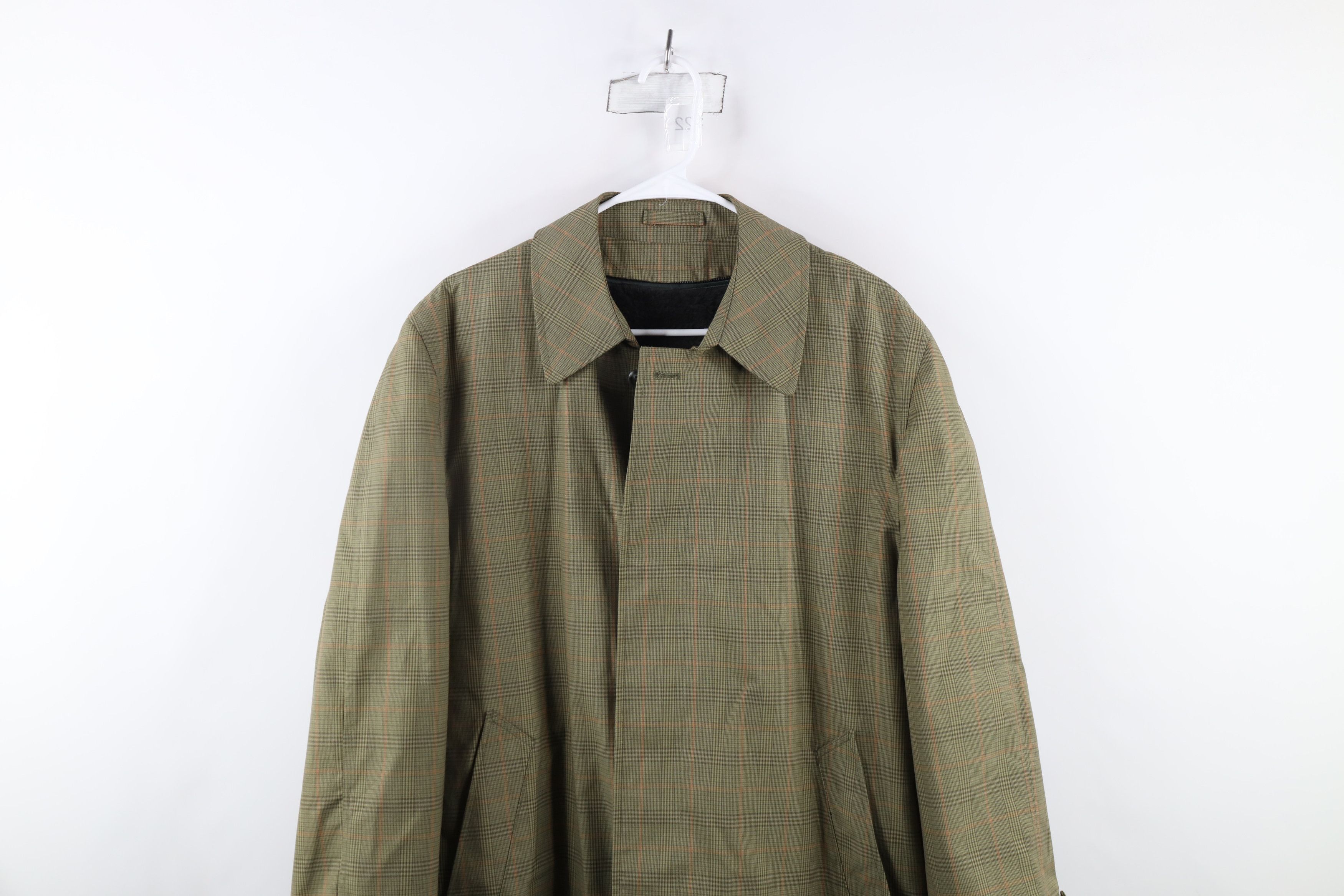 Vintage Vintage 50s 60s Streetwear Coat Overcoat Jacket Plaid USA Size US L / EU 52-54 / 3 - 2 Thumbnail