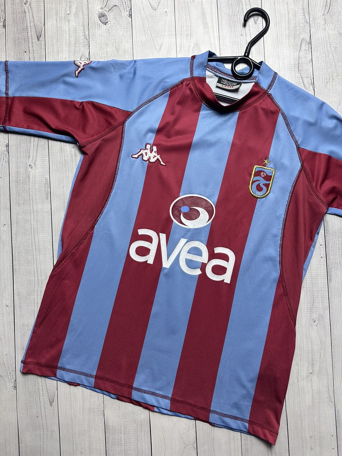 Vintage Vintage trabzonspor soccer jersey size M/L striped Size US M / EU 48-50 / 2 - 2 Thumbnail