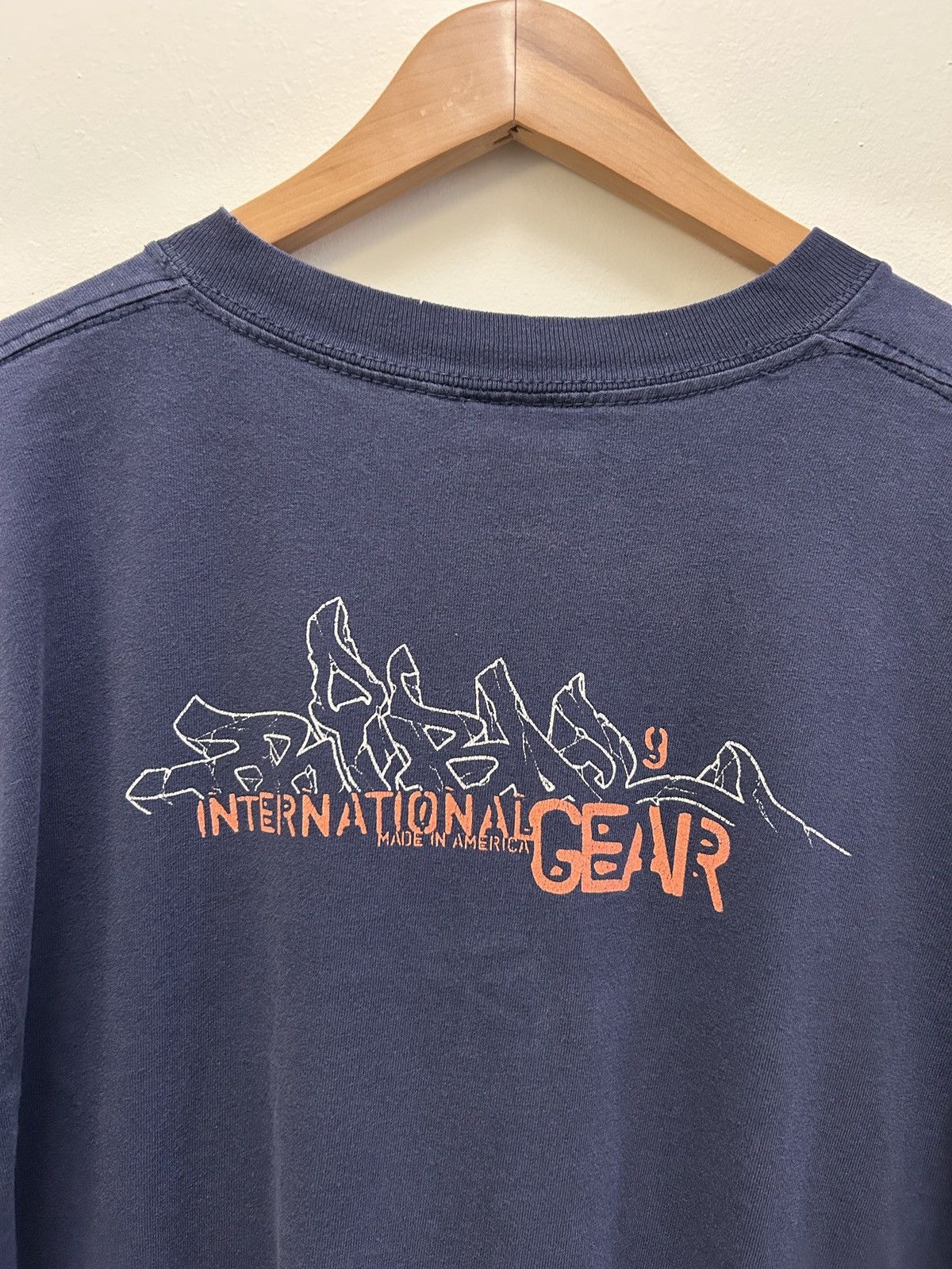 Tribal Streetwear × Vintage Vintage Tribal USA international gear navy blue XL Size US XL / EU 56 / 4 - 4 Thumbnail