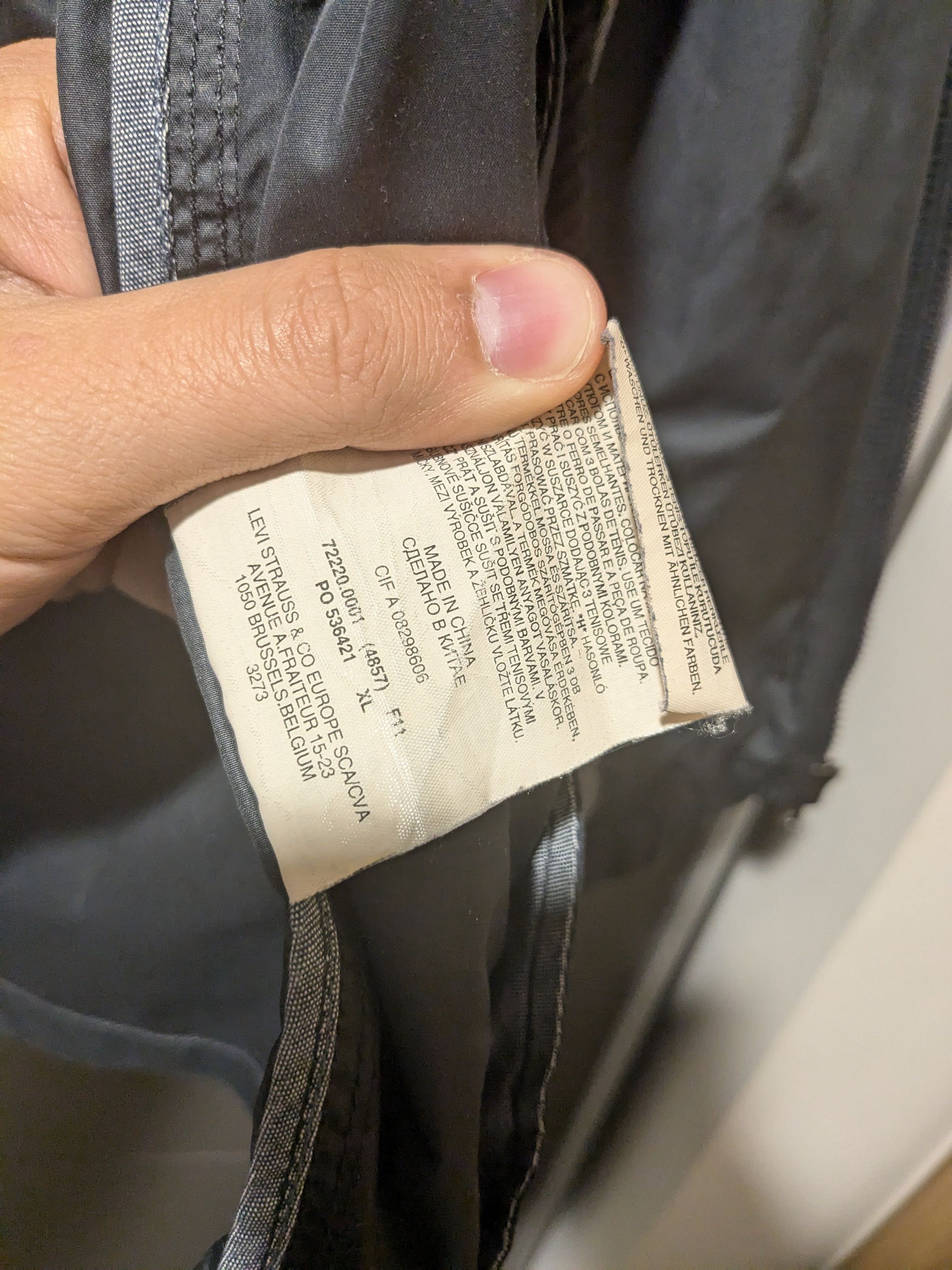 Levi's Nylon Hooded Windbreaker Size US L / EU 52-54 / 3 - 5 Thumbnail