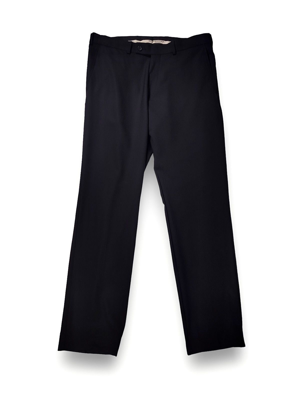 Burberry Burberry Satin Wool Straight Fit Trousers Size US 34 / EU 50 - 6 Thumbnail