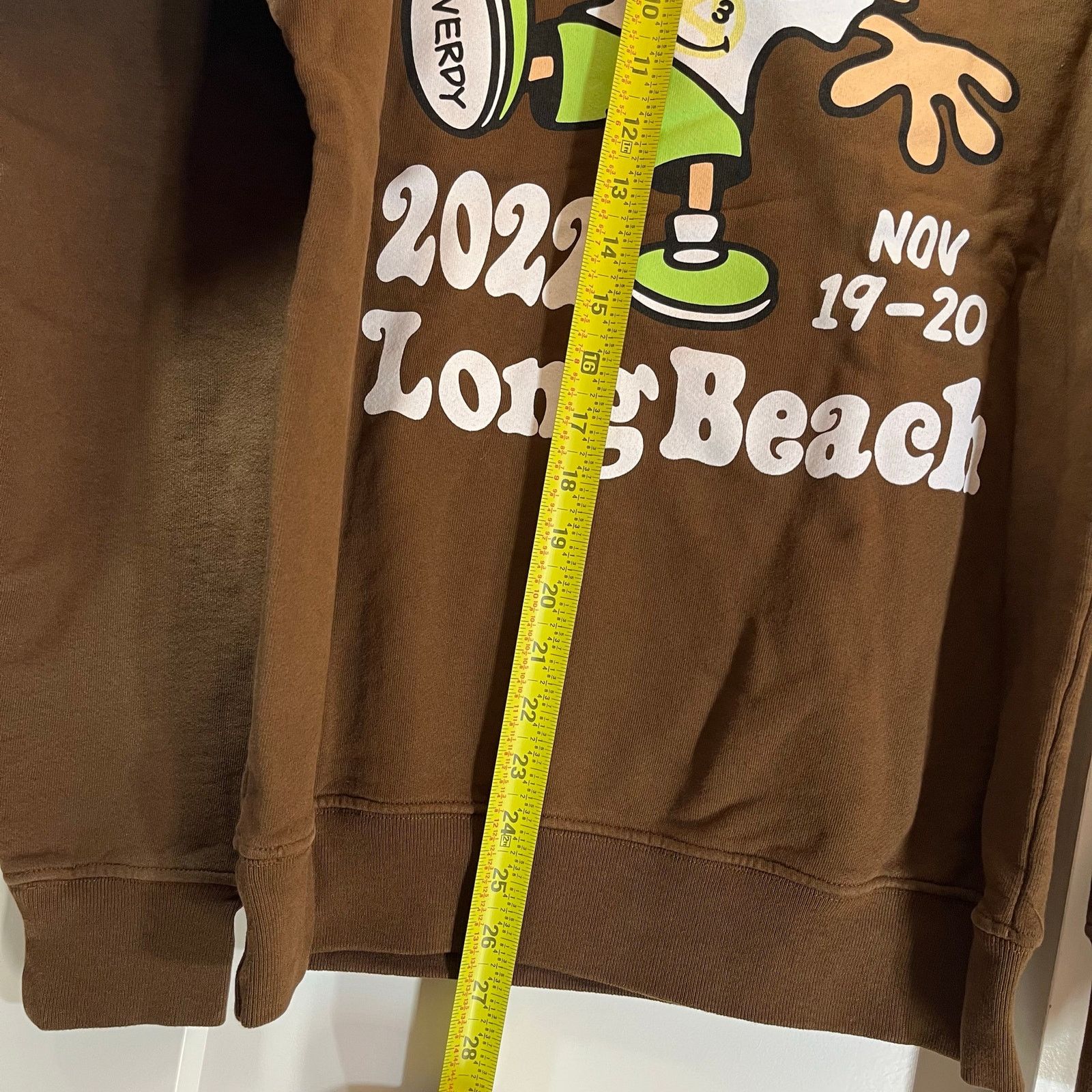 Complex •NEW• Complexcon X Verdy Logo Hoodie Mocha Brown Size Small Size US S / EU 44-46 / 1 - 8 Thumbnail
