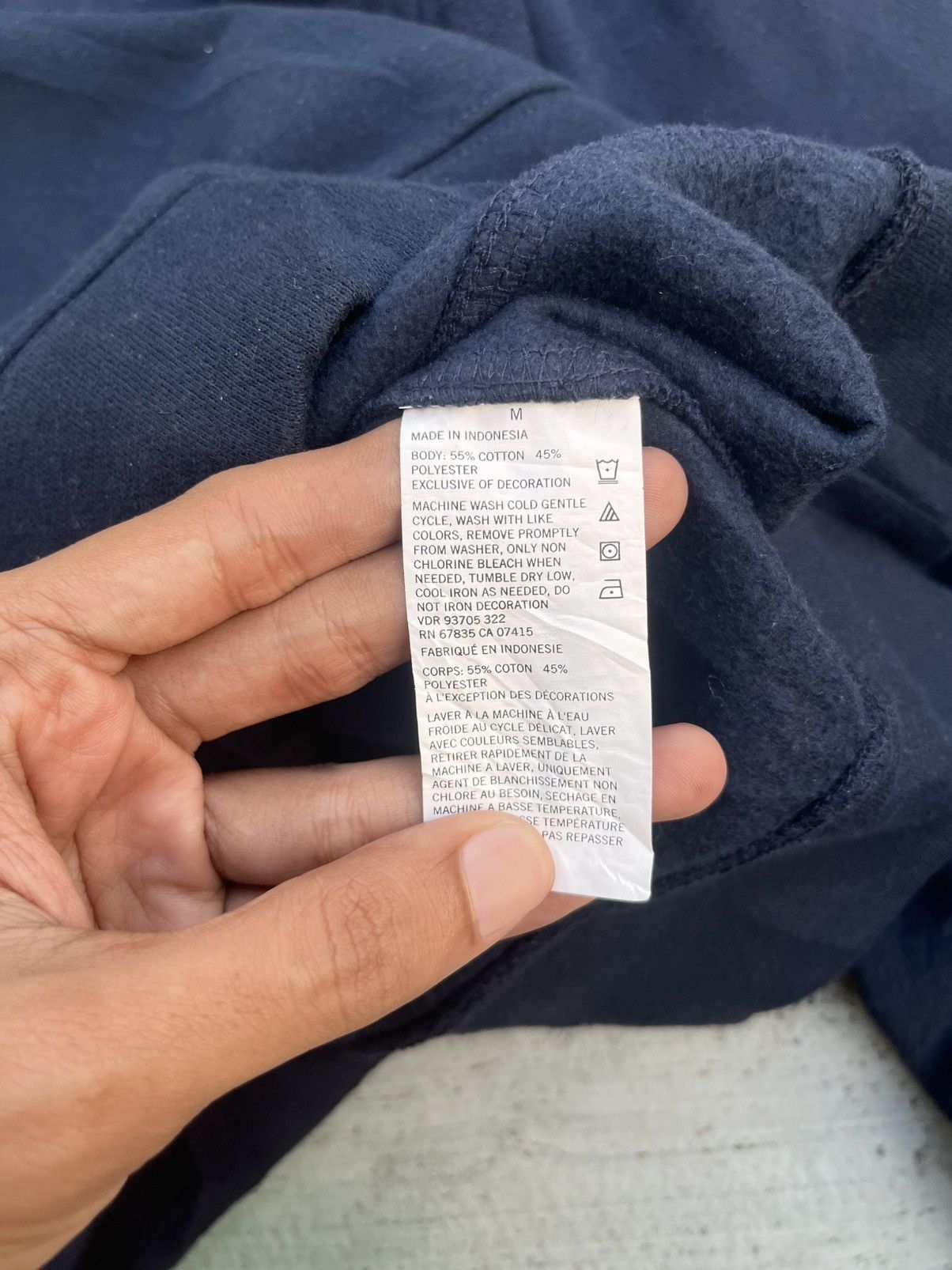 Nautica × Vintage NAUTICA SMALL LOGO OPEN COLAR SWEETSHIRT Size US M / EU 48-50 / 2 - 3 Thumbnail