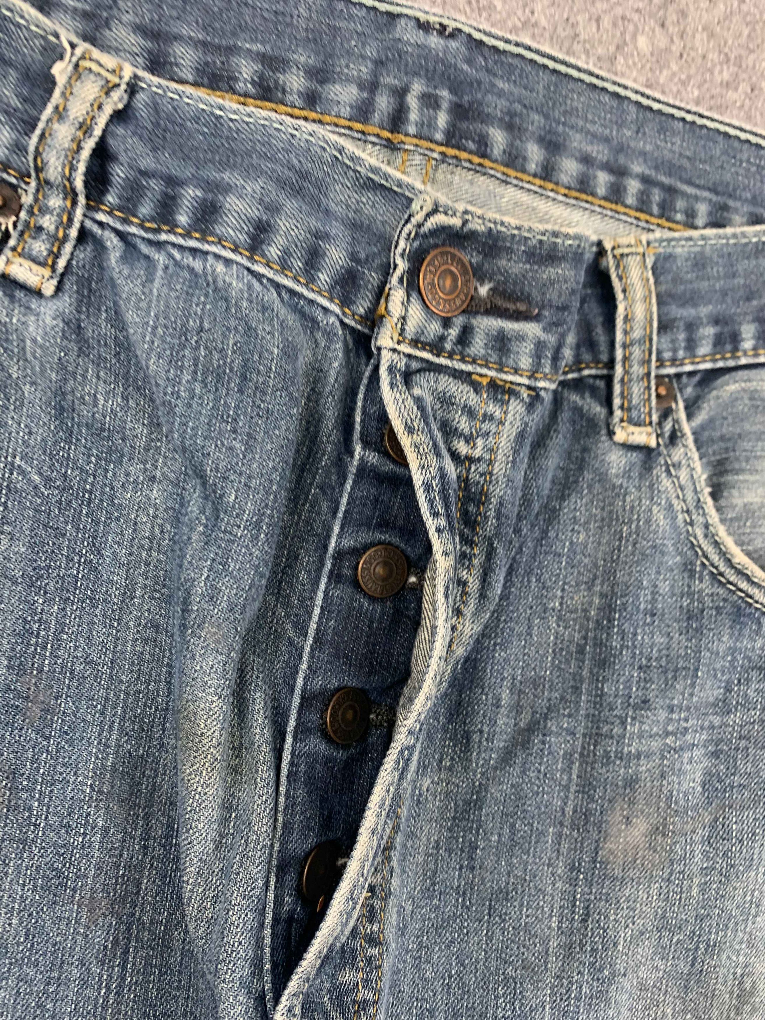 Levi's × Vintage Vintage Levis 501 Faded Blue Jeans Size US 34 / EU 50 - 5 Thumbnail