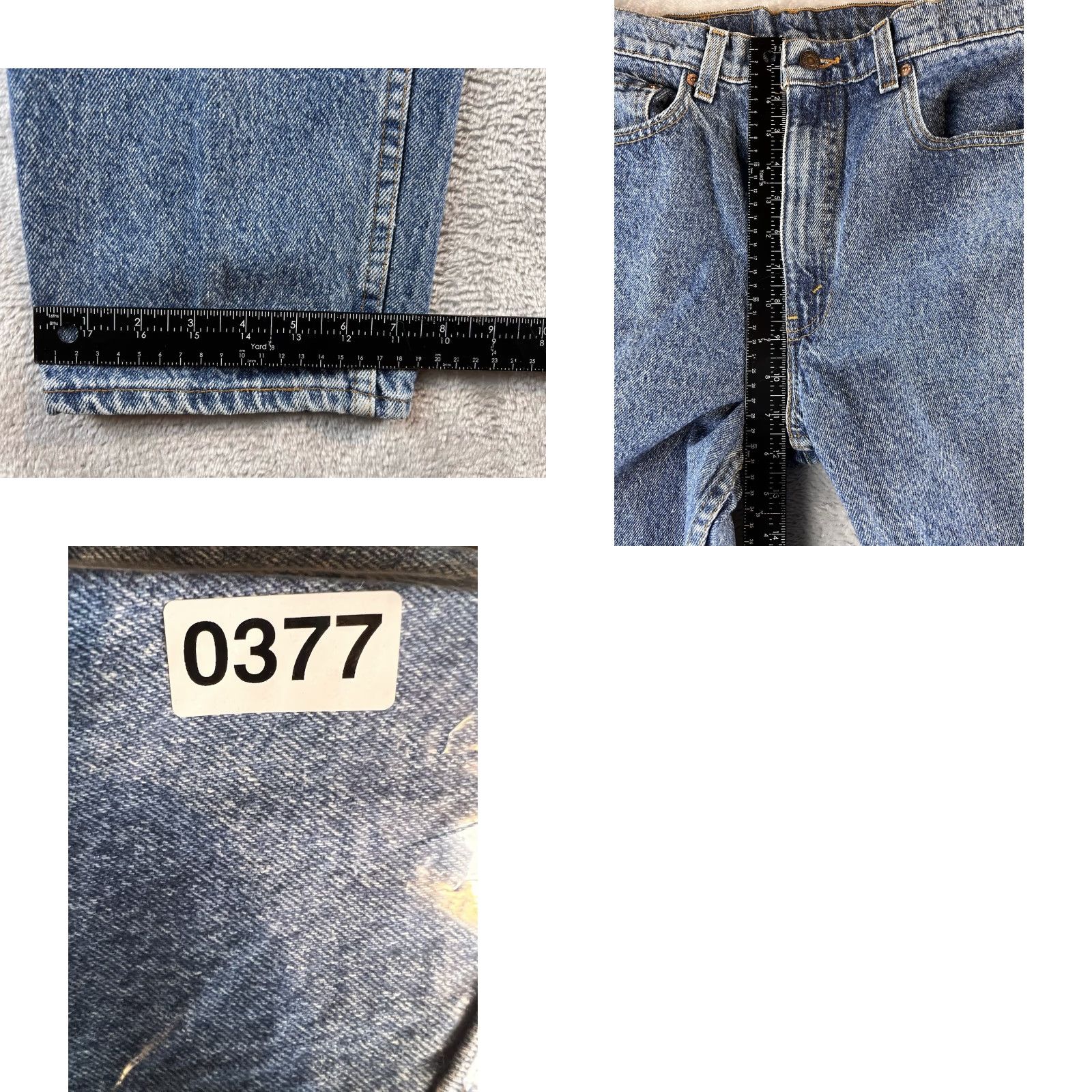 Levi's VINTAGE Levi's 505 Jeans Mens 34x32 Regular Inseam 31x31 Denim Blue 5-Pocket Flat-Front USA Straight Style Mens Size US 34 / EU 50 - 8 Thumbnail