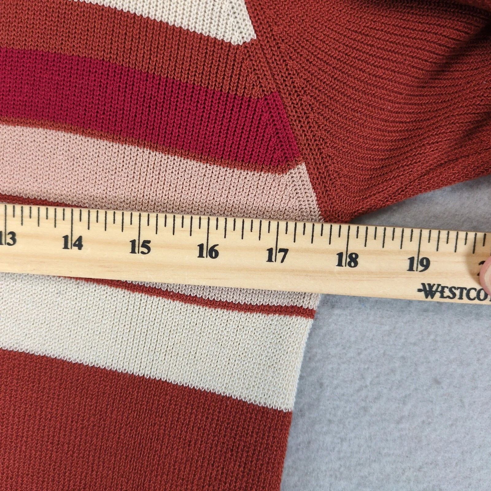 Other Polagram Colorblock Striped Knit Sweater Dress Sz M Size M / US 6-8 / IT 42-44 - 4 Thumbnail