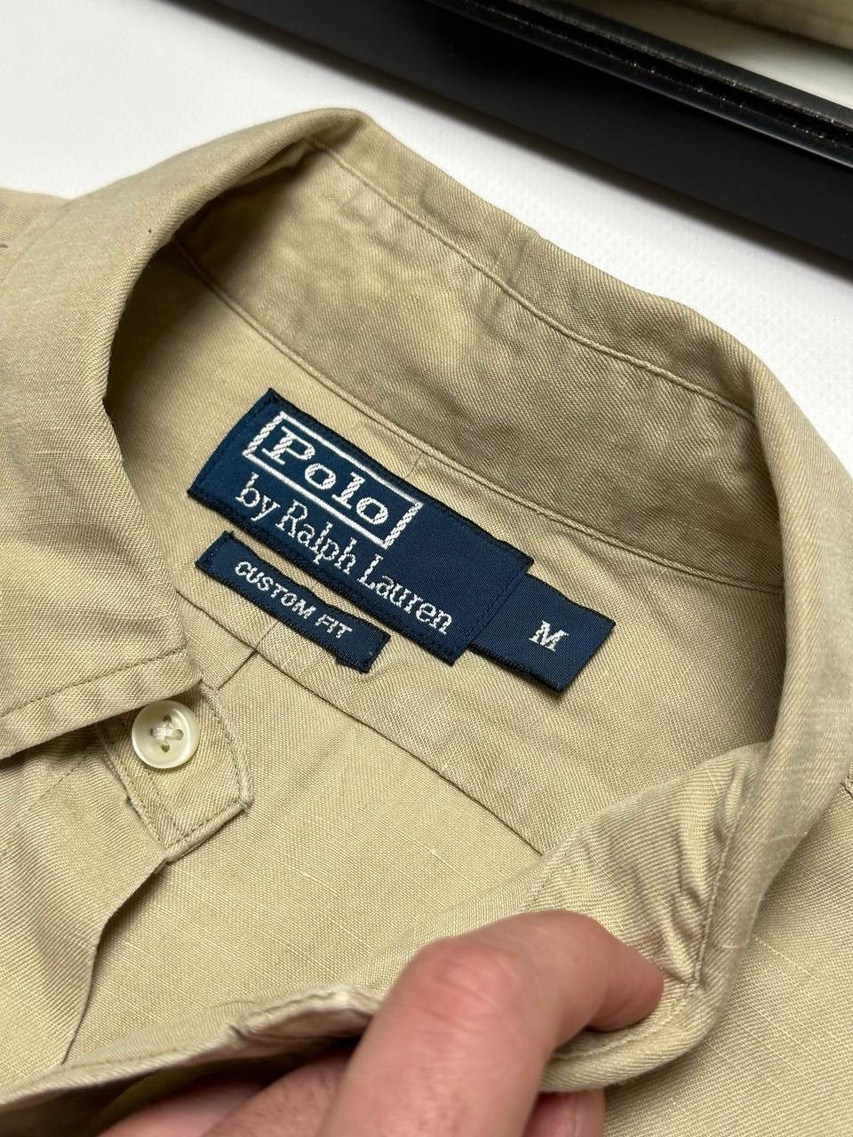 Polo Ralph Lauren 90s Vintage Polo Ralph Lauren Linen Rare Old money Shirt Size US M / EU 48-50 / 2 - 5 Thumbnail