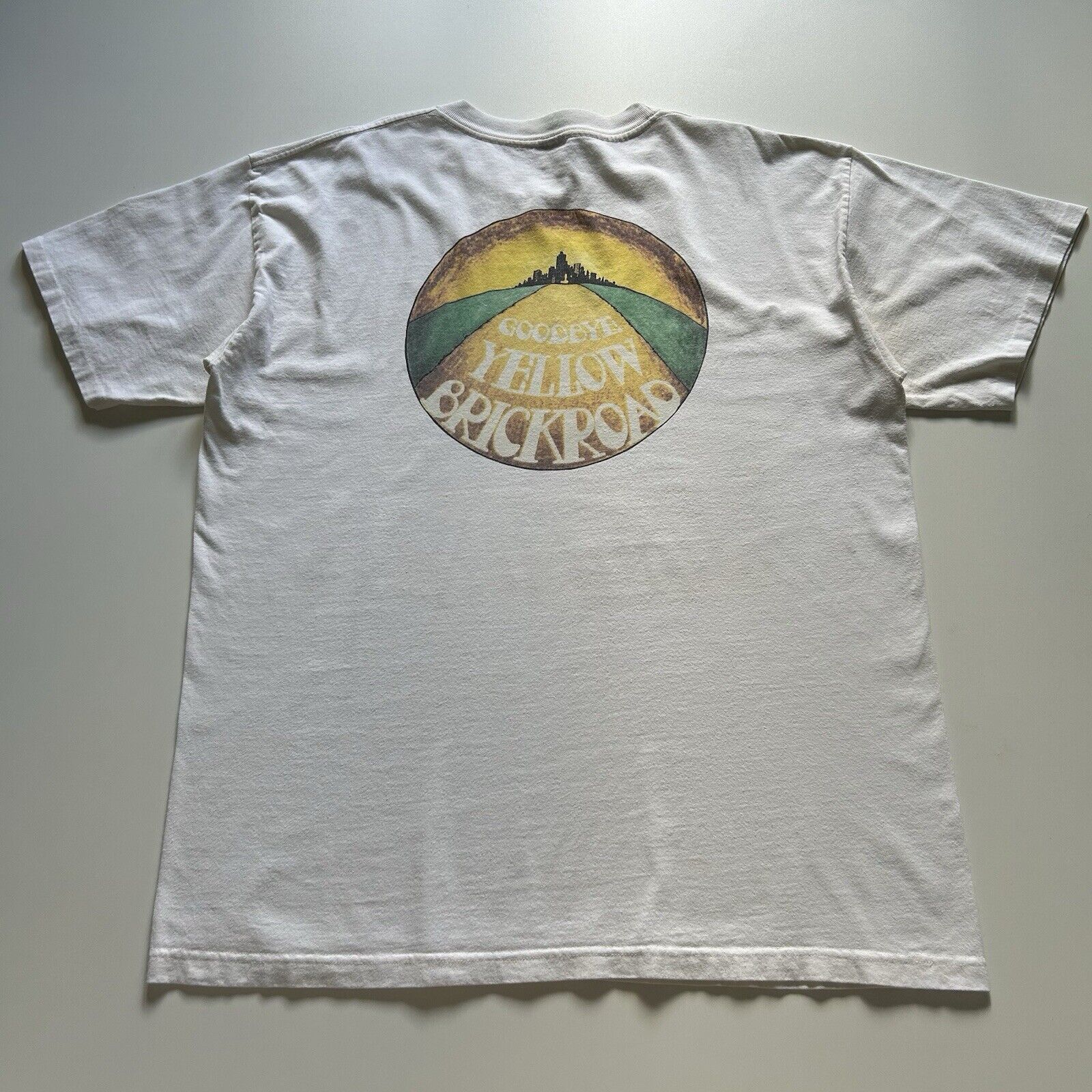 Vintage 90s Elton John Goodbye Yellow Brick Road T Shirt XL