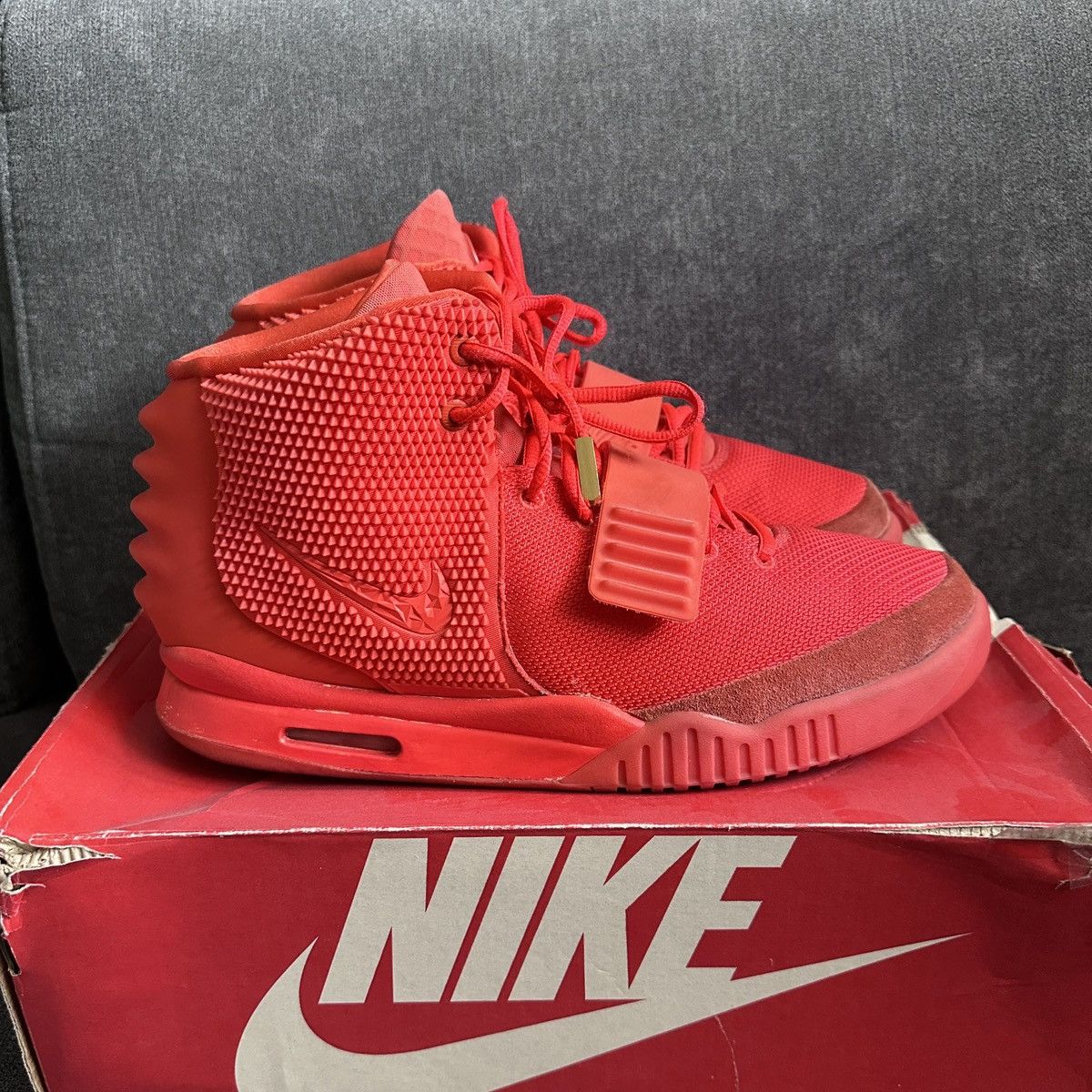 Kanye West × Nike × Yeezy Nike Air Yeezy 2 Red October Size US 13 / EU 46 - 3 Thumbnail