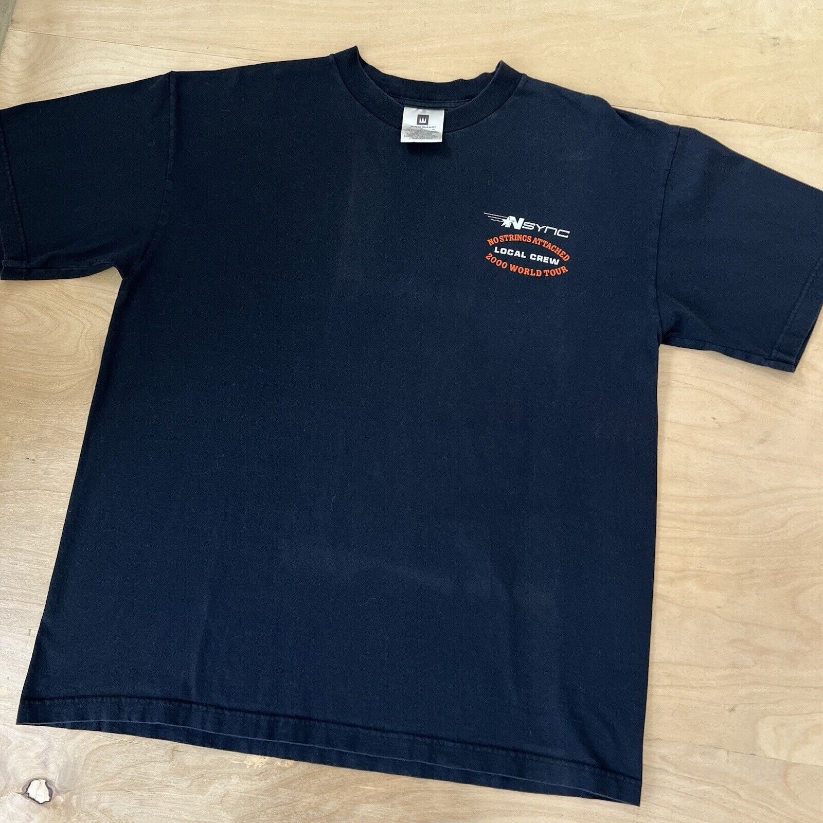 Vintage Vintage Nsync Local Crew Shirt XL Black No Strings Attached Size US XL / EU 56 / 4 - 7 Thumbnail