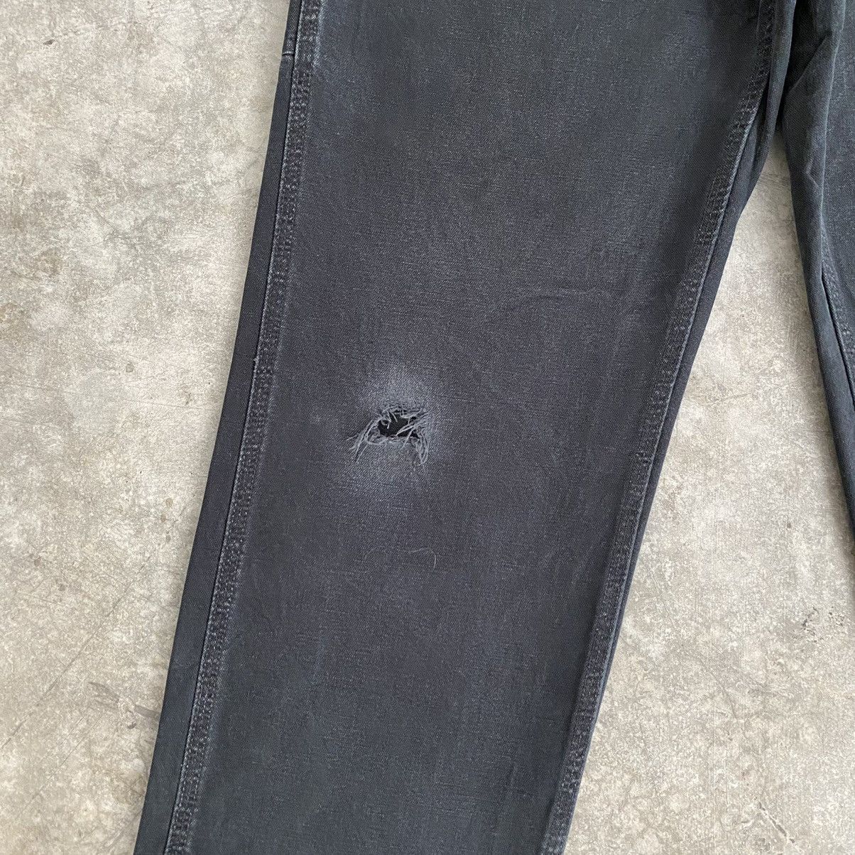 Carhartt Vintage Carhartt Faded Black Ripped Carpenter Work Pants Size US 32 / EU 48 - 7 Thumbnail