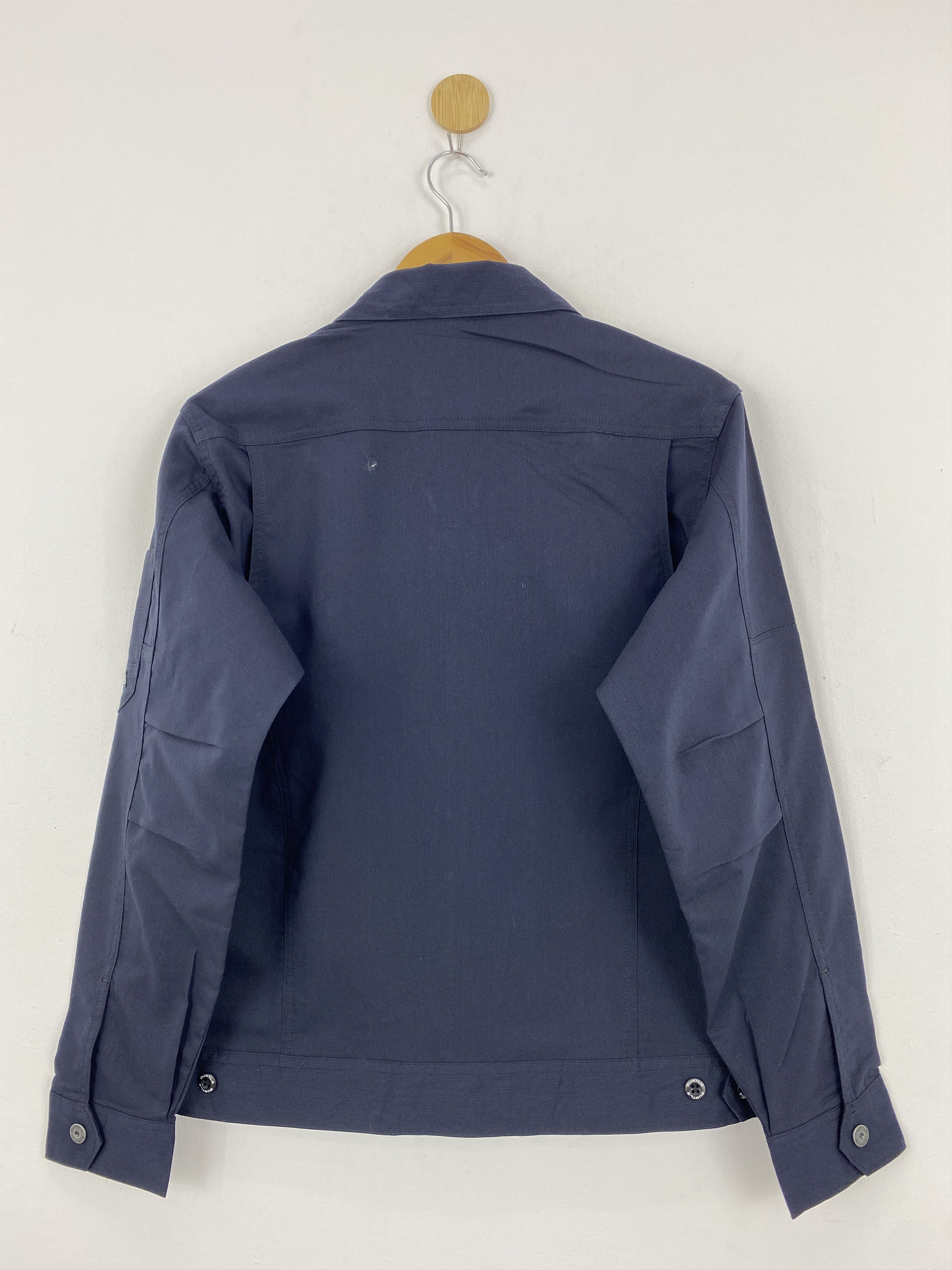 Japanese Brand Vintage 90s Burtle Workwear Zipper Denim Jacket J1794 Size US M / EU 48-50 / 2 - 3 Thumbnail