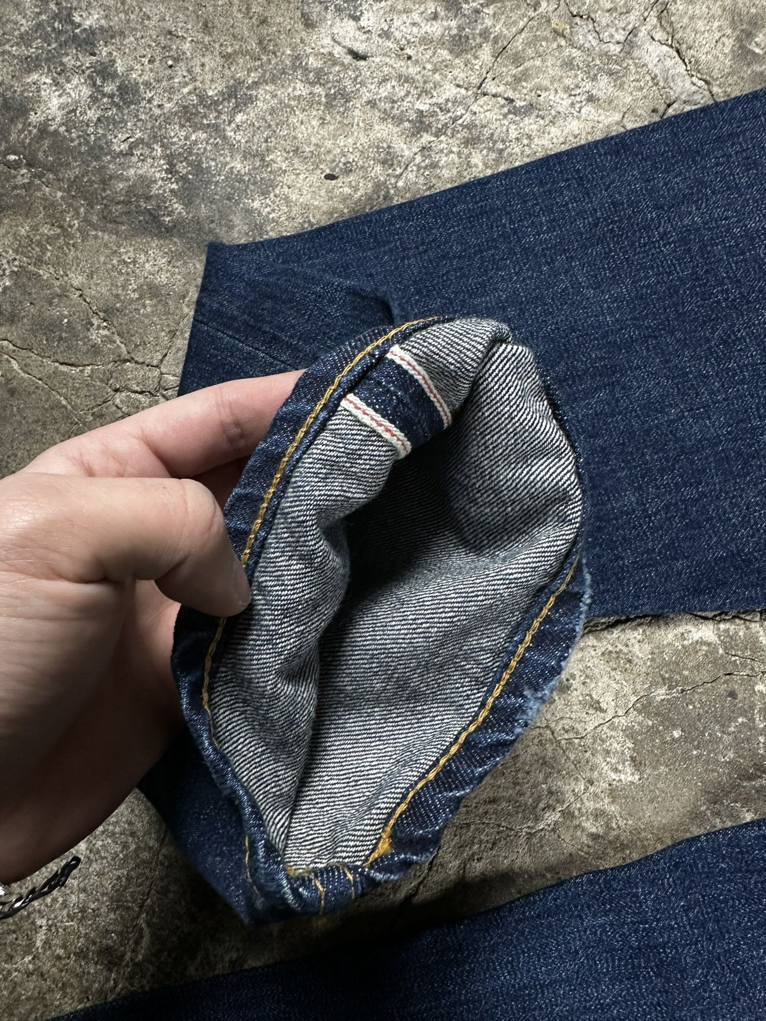 Junya Watanabe 2012 Junya Watanabe Straight Selvedge Jeans Size US 30 / EU 46 - 7 Thumbnail