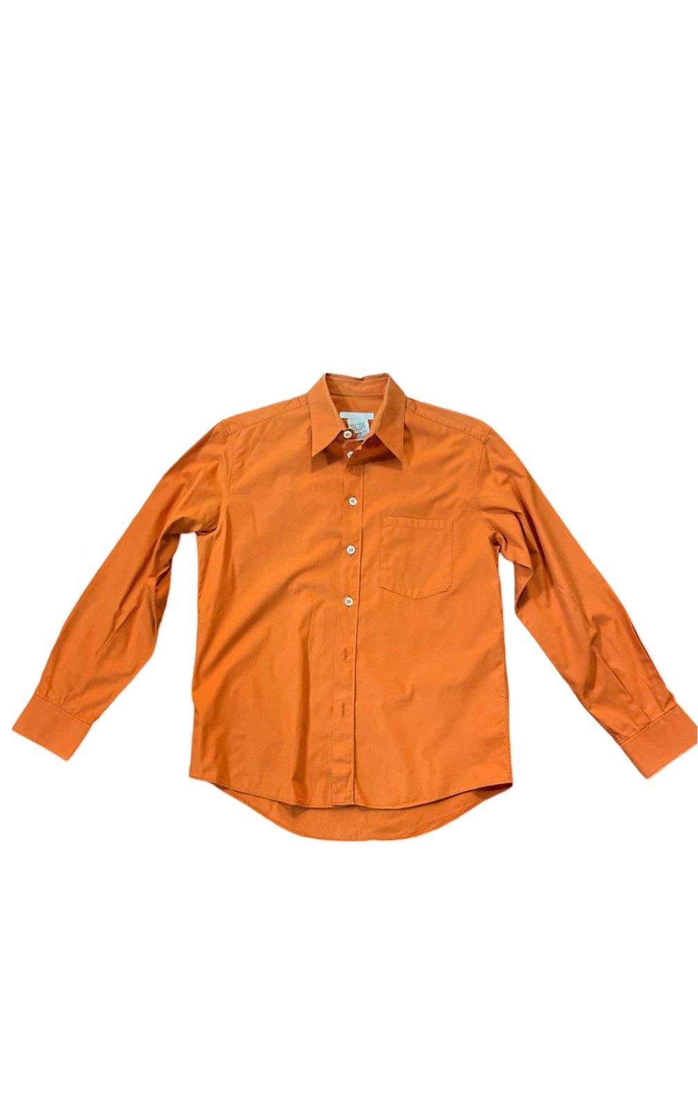 image of Helmut Lang S/s 2000S Orange Shirt, Men's (Size Small)