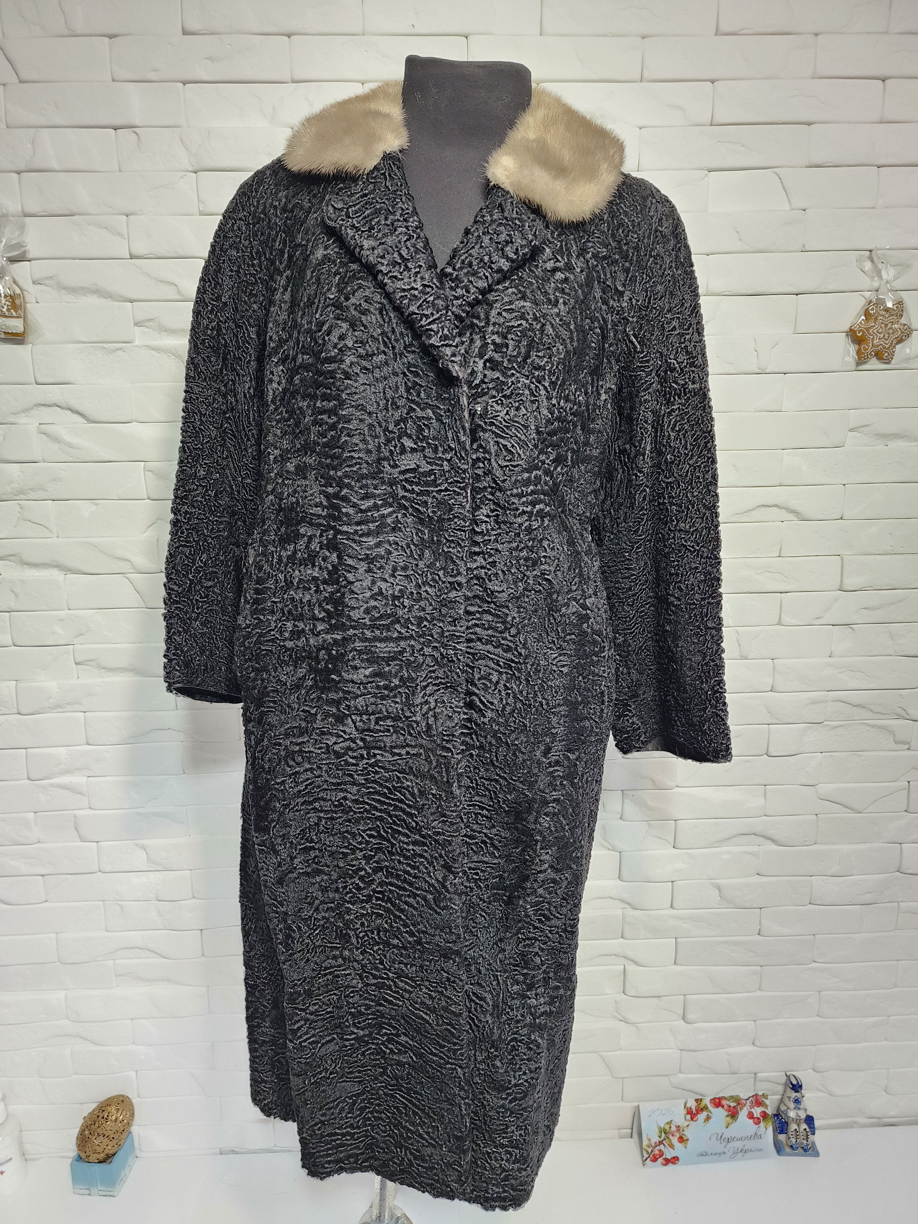 Furla Black Sheepskin Fur Coat: Women's Warm Winter Outerwear Size L / US 10 / IT 46 - 1 Thumbnail