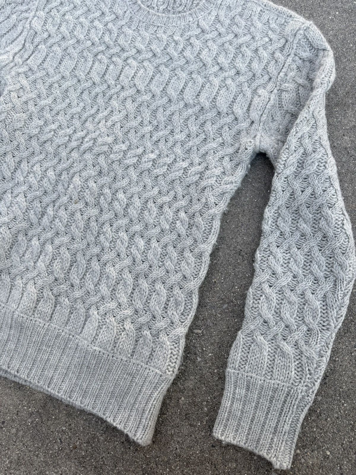 John Varvatos Alpaca basket weave sweater Size US M / EU 48-50 / 2 - 2 Thumbnail