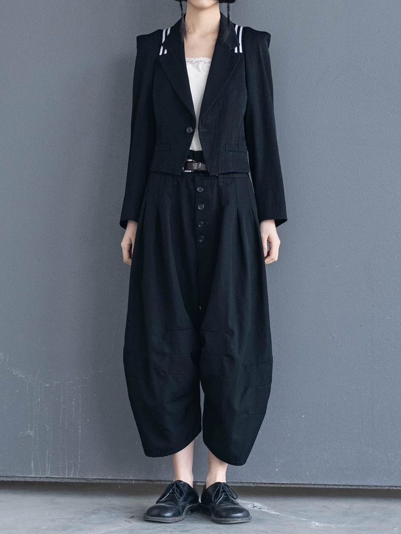 Comme des Garcons Comme Des Garcons Early Demon Horned Navy Jacket Size S / US 4 / IT 40 - 2 Thumbnail