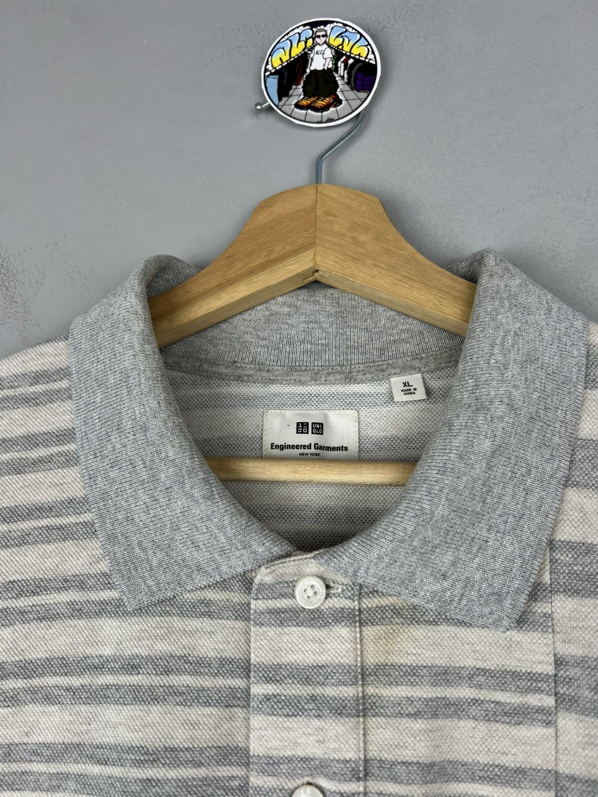 Engineered Garments × Uniqlo Engineered Garments Uniqlo Asymmetrical Polo Shirt Size US XL / EU 56 / 4 - 3 Thumbnail