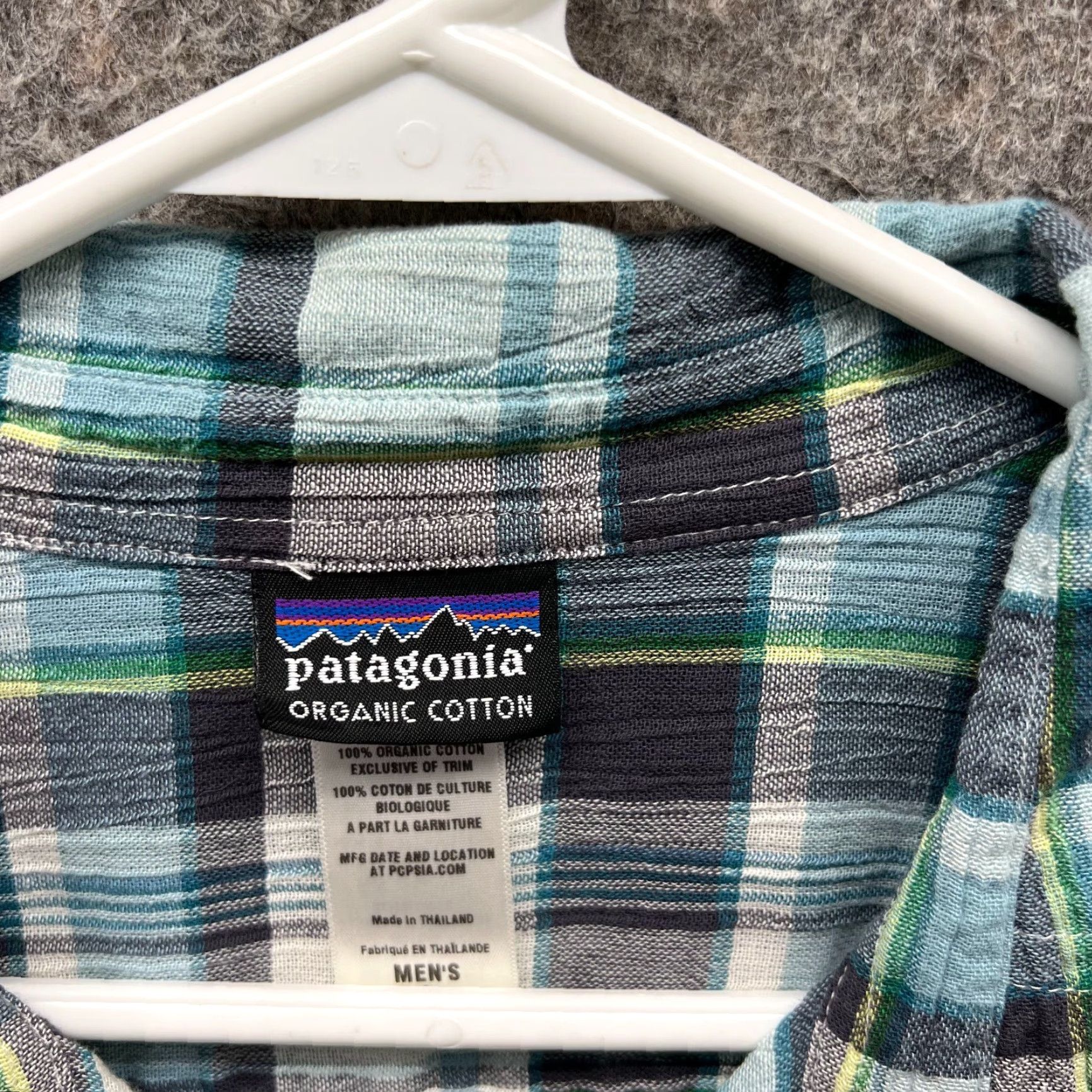 Patagonia Patagonia Shirt Men Large Blue Plaid Button-Up Short Sleeve Casual Formal Workwear 52921 A/C Size US L / EU 52-54 / 3 - 7 Thumbnail