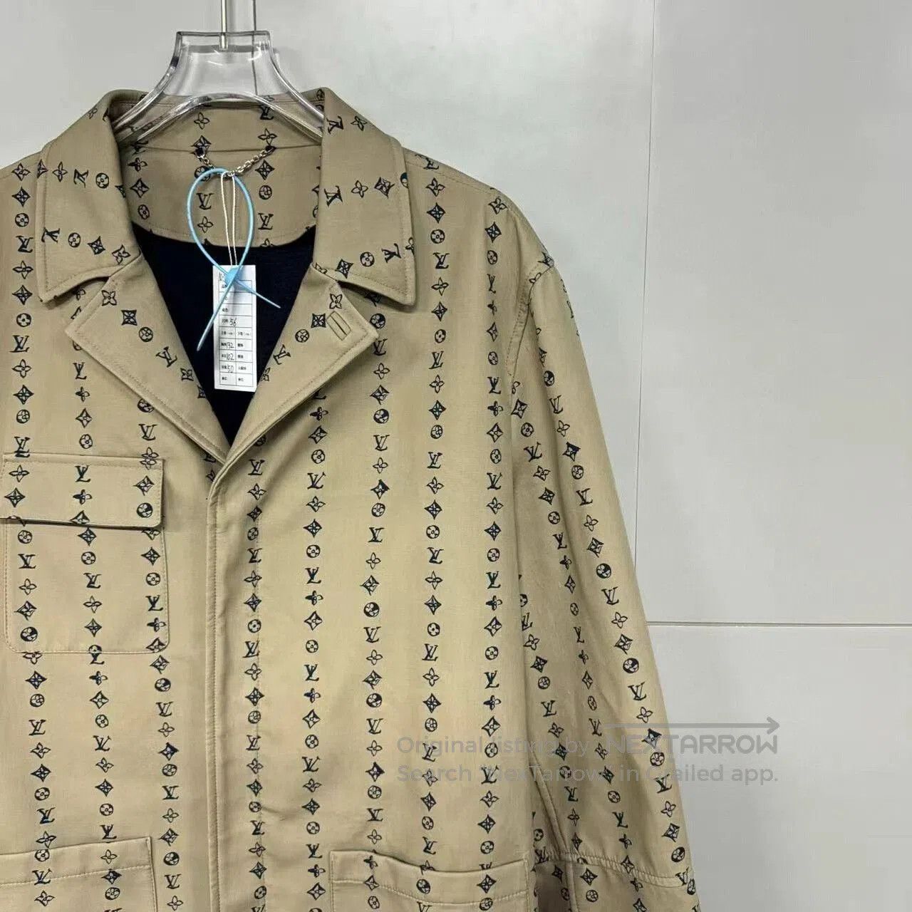 Louis Vuitton louis vuitton brown logo printed coat. Size XL / US 12-14 / IT 48-50 - 3 Thumbnail