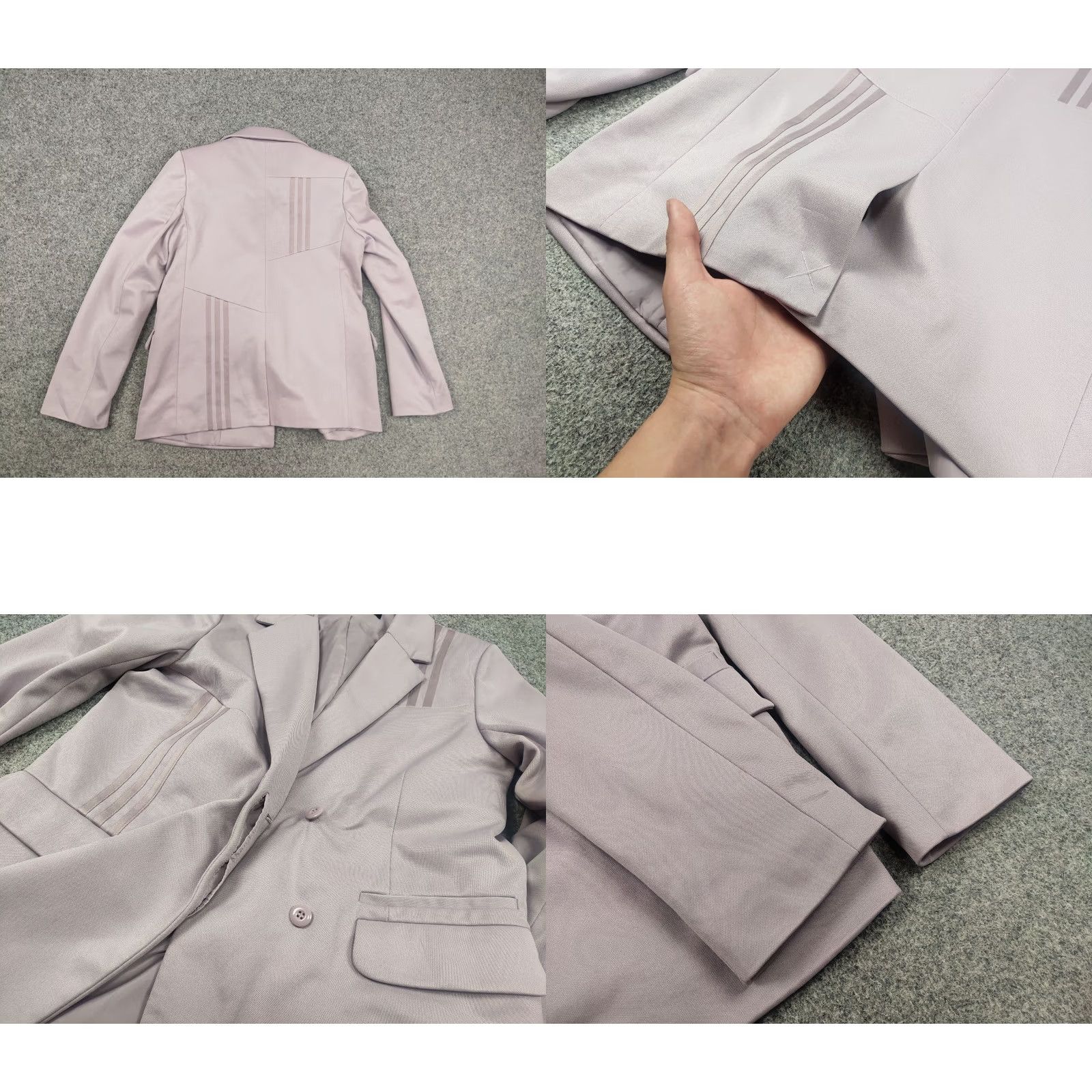 Adidas Adidas Danielle Cathari Limited edition lavender asymmetric Blazer jacket Size M / US 6-8 / IT 42-44 - 9 Thumbnail