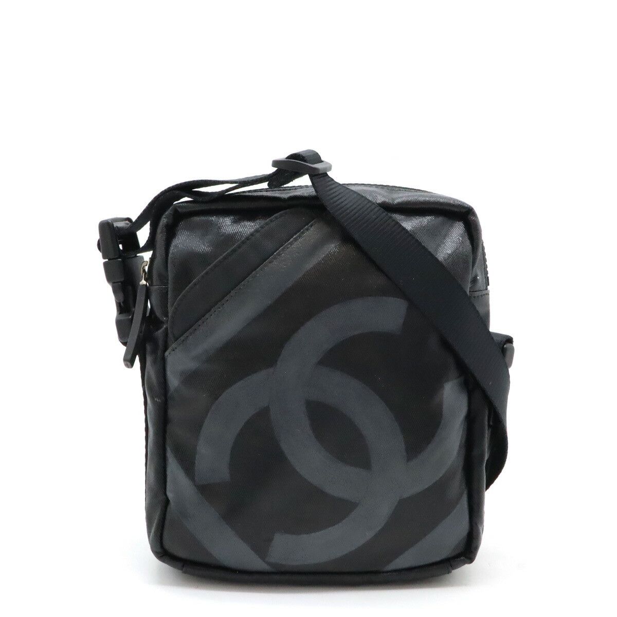 Chanel Chanel Chanel Sports Line Coated Canvas Shoulder Bag Textile Shoulder Bag A26568 DUTY FREE for USA Size ONE SIZE - 1 Thumbnail