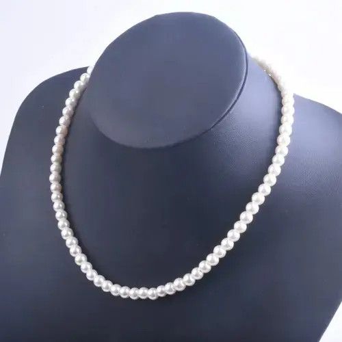 Japanese Brand × Vintage White Faux Pearl Necklace Size ONE SIZE - 4 Thumbnail