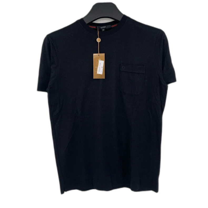 Gucci Gucci Pocket Embroidered Short Sleeve Shirt Size US M / EU 48-50 / 2 - 1 Thumbnail