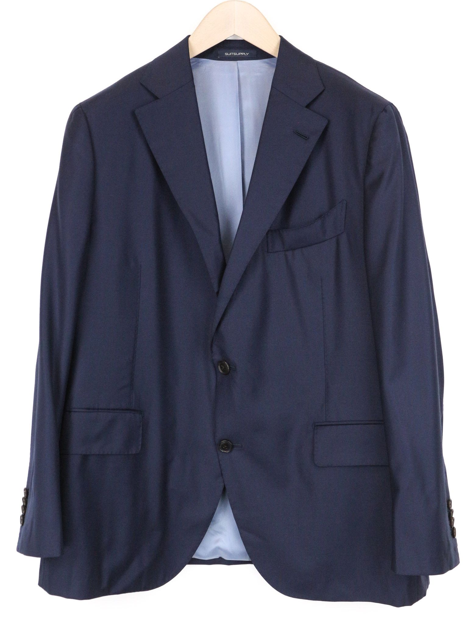 Suitsupply LA SPALLA UK44S Navy Wool Slim Lined Blazer 75242 Size 44S - 1 Thumbnail