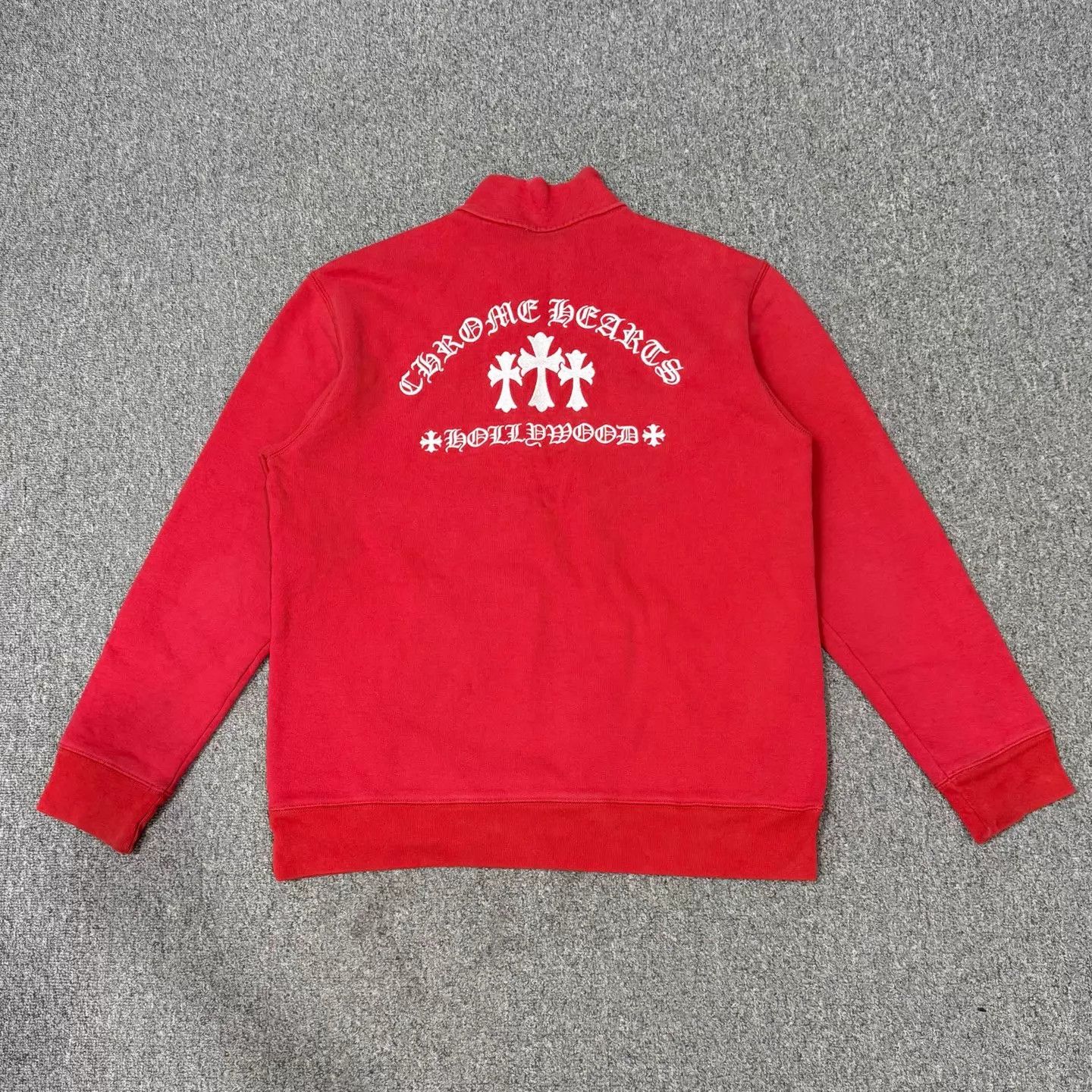Chrome Hearts Chrome Hearts Red Cross Half-Zip Sweatshirt L New Size US L / EU 52-54 / 3 - 2 Thumbnail